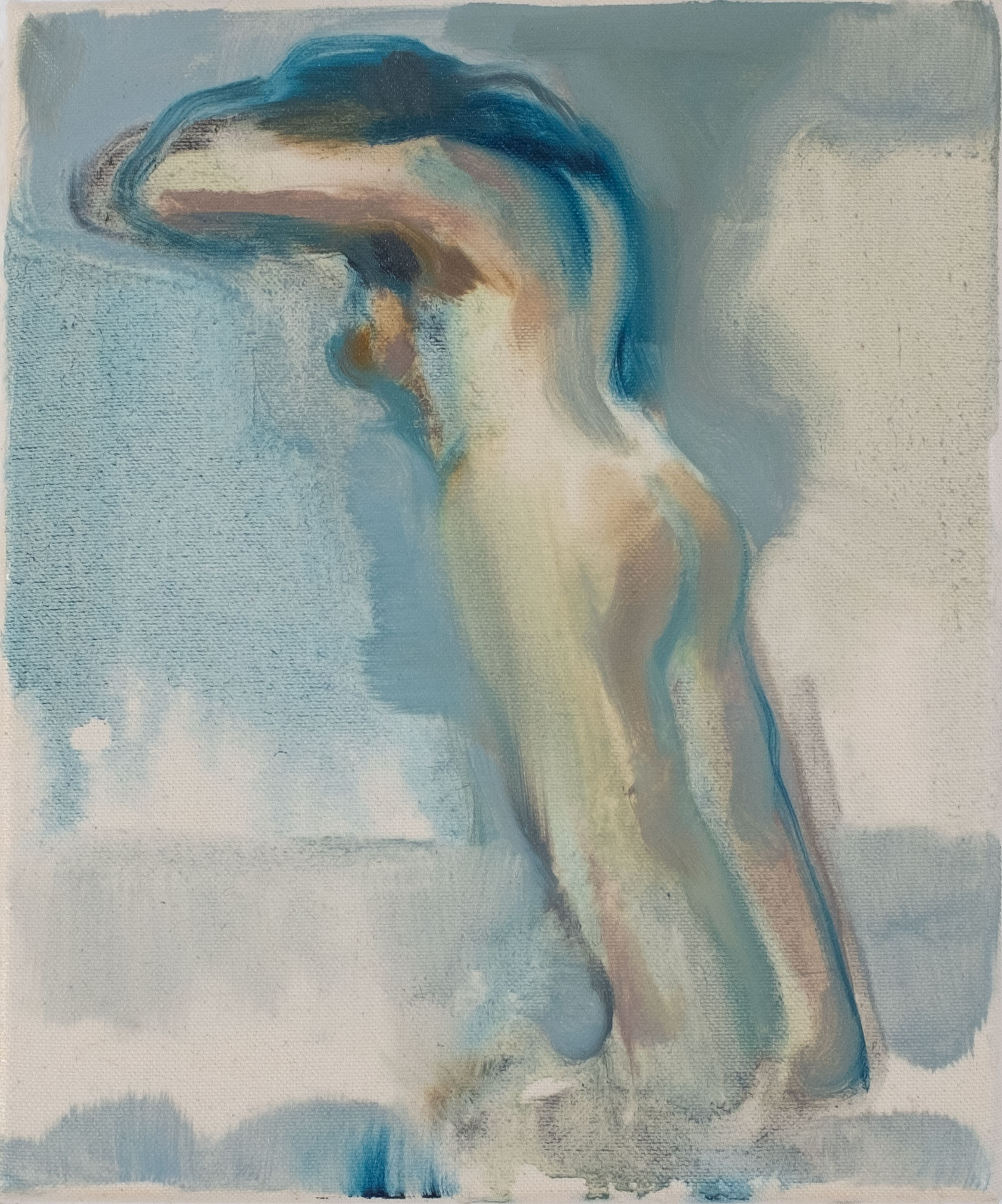 KATERINA, NOT ME / 2024 / oil on canvas / 25 x 30 x 5 cm