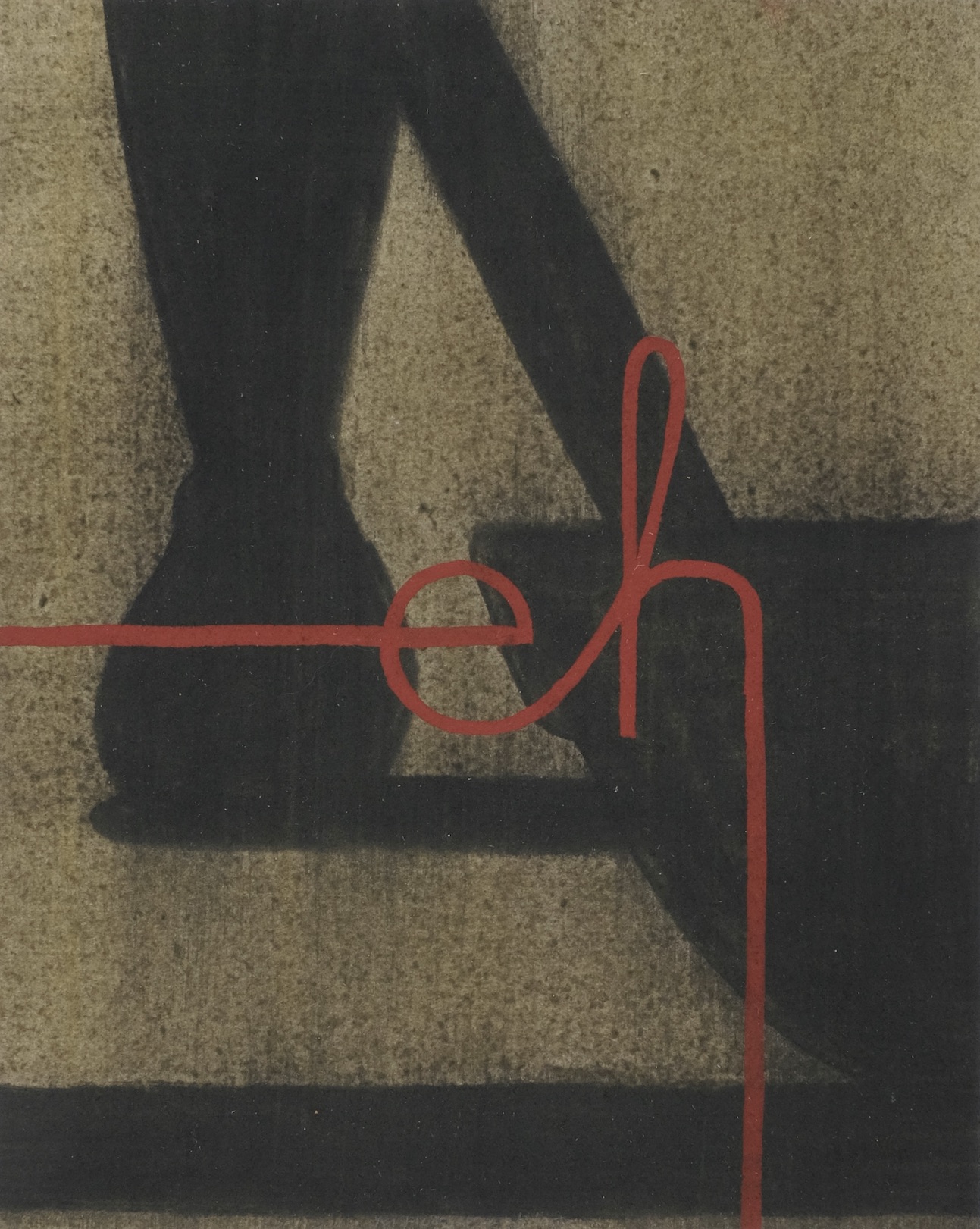 Untitled 2005, mixed media on paper, 20 x 16 cm