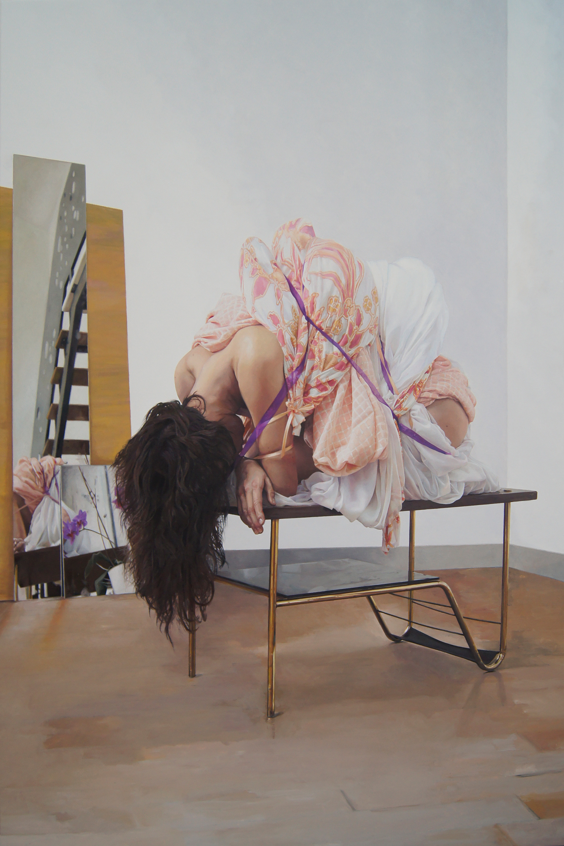 Galerie Porte Avion — NARCISSE #1, 2017 Huile sur toile, 180x120cm