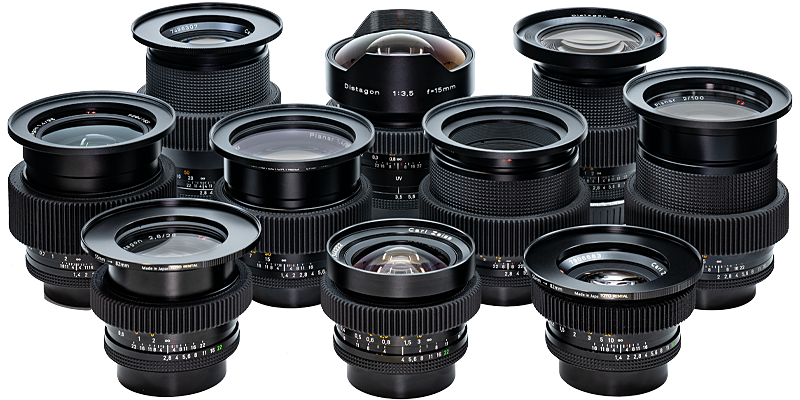 contax zeiss high speed (8 lentes)