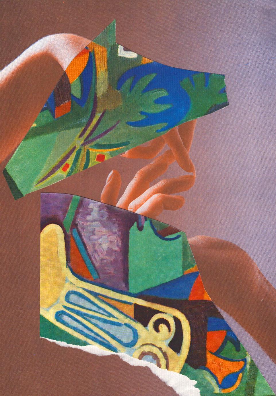 A Very Big Circle, 2022, photomontage, 16.5 x 24 cm