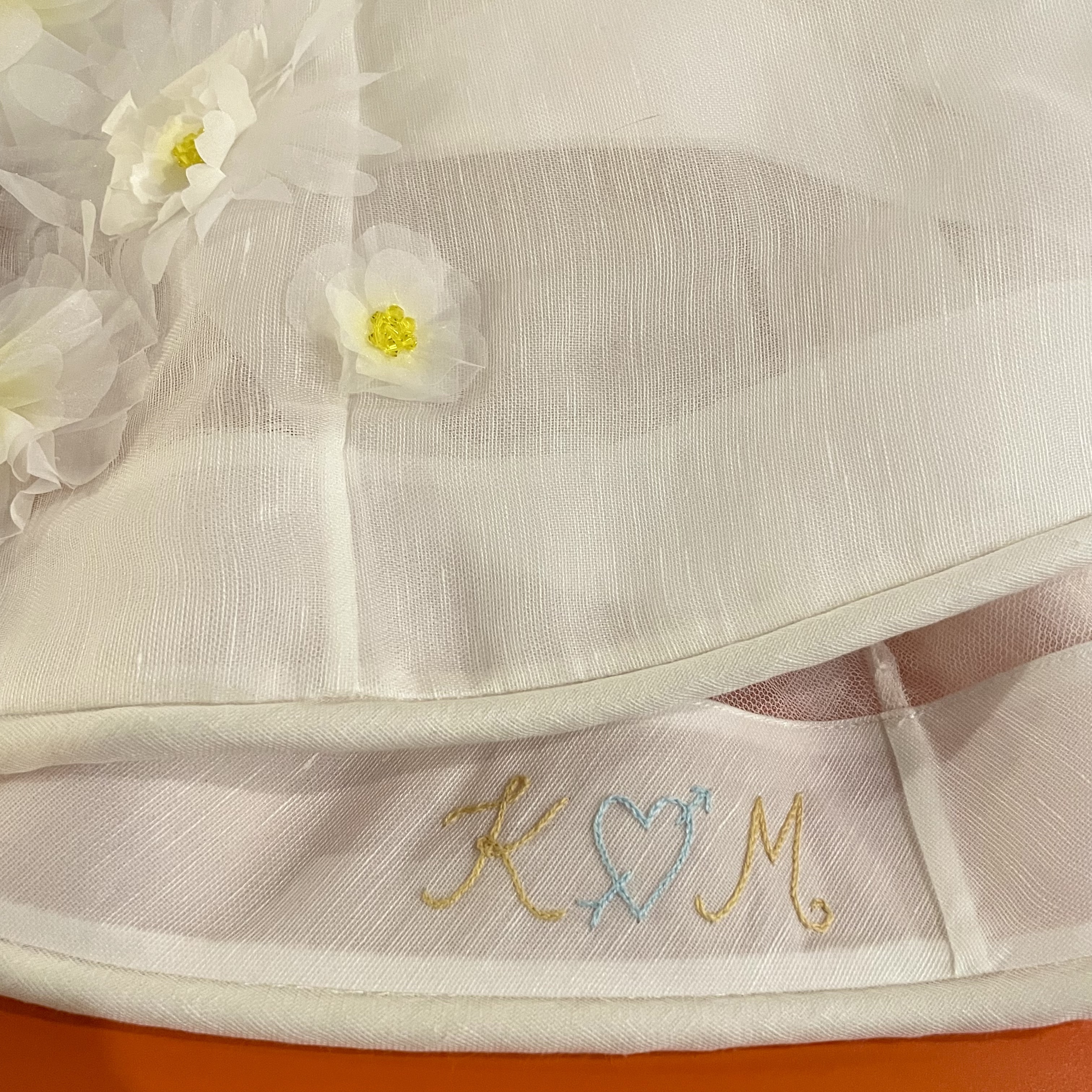 Custom Bridal Initials for Evan Joan Repair