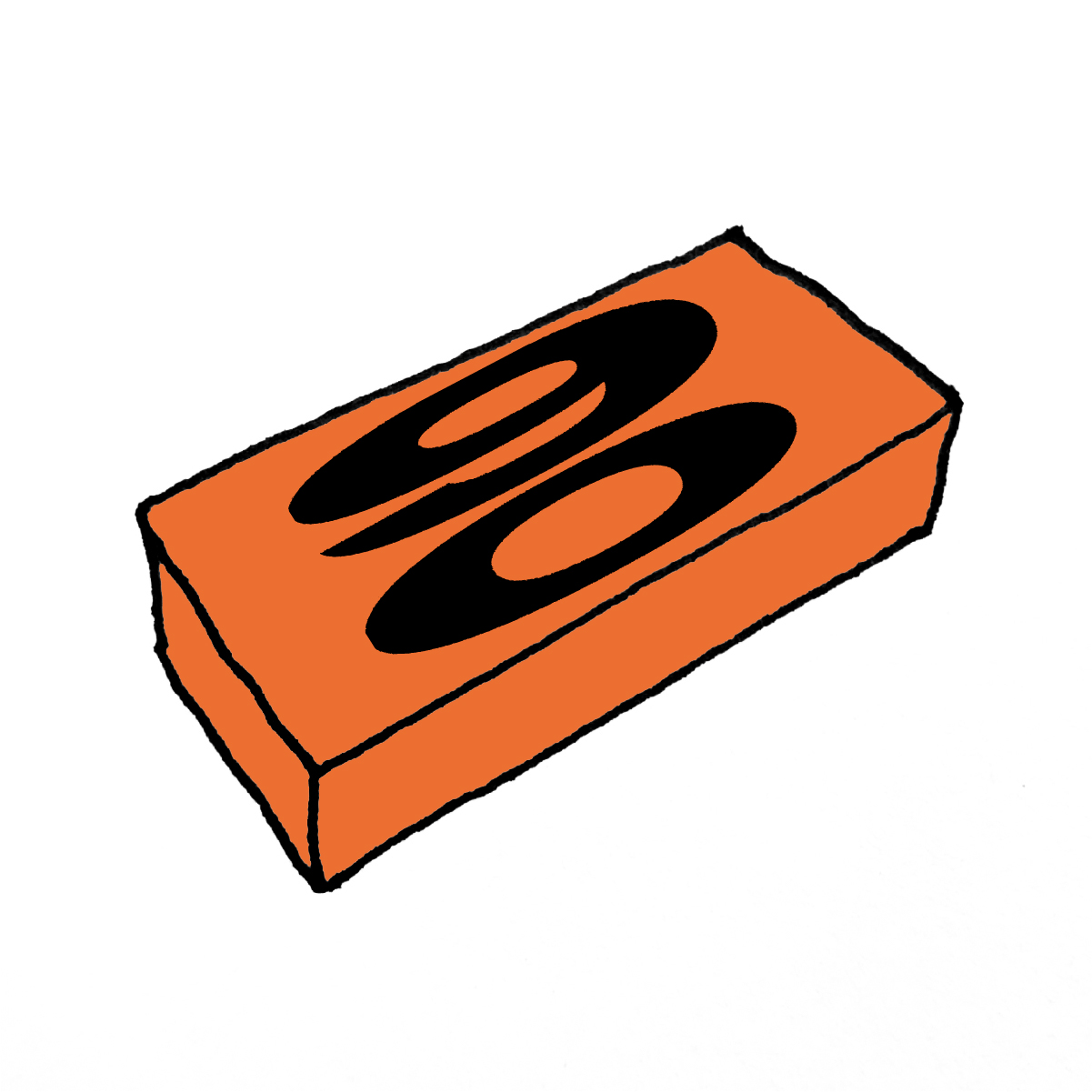 alt=''Italia90® Printed Brick - Red''