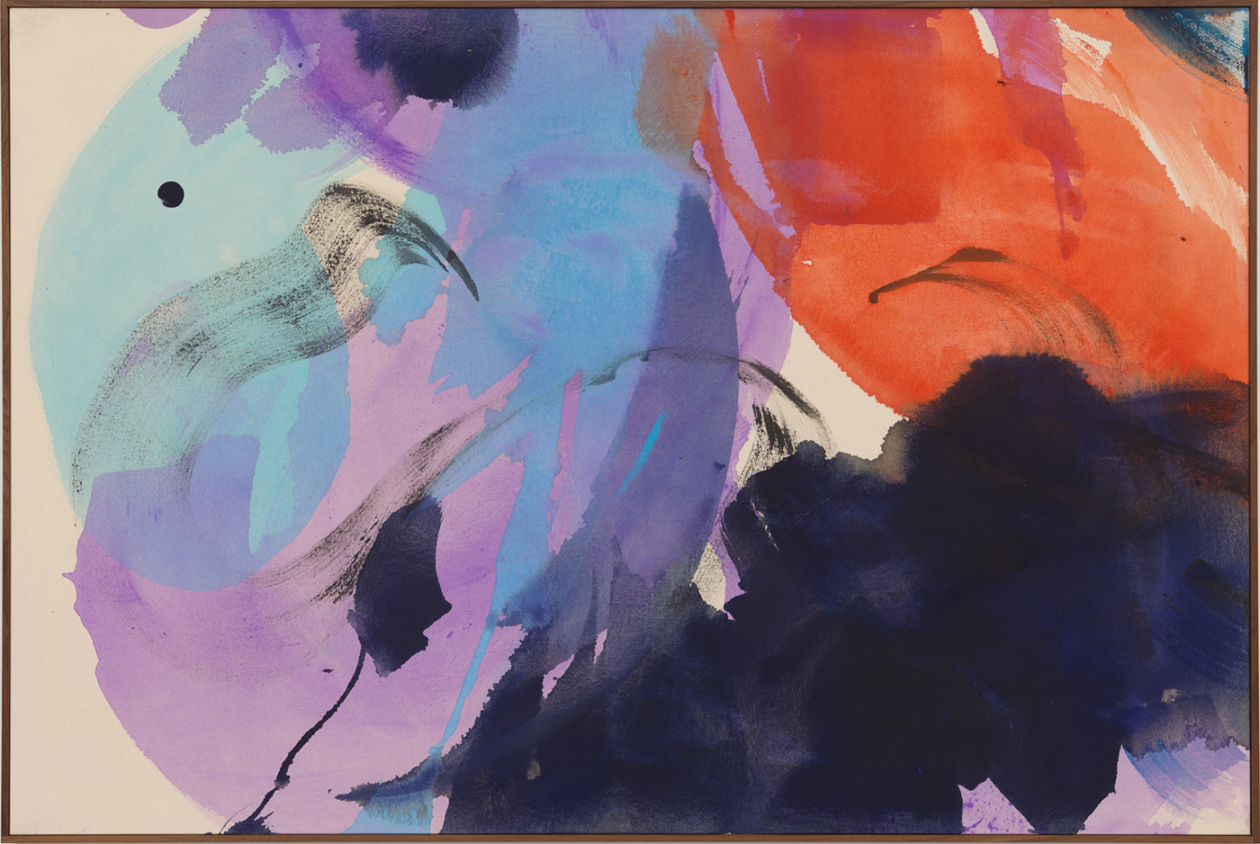 Ravel IV, 2025 Acrylic on canvas 40" x 59 5/8"