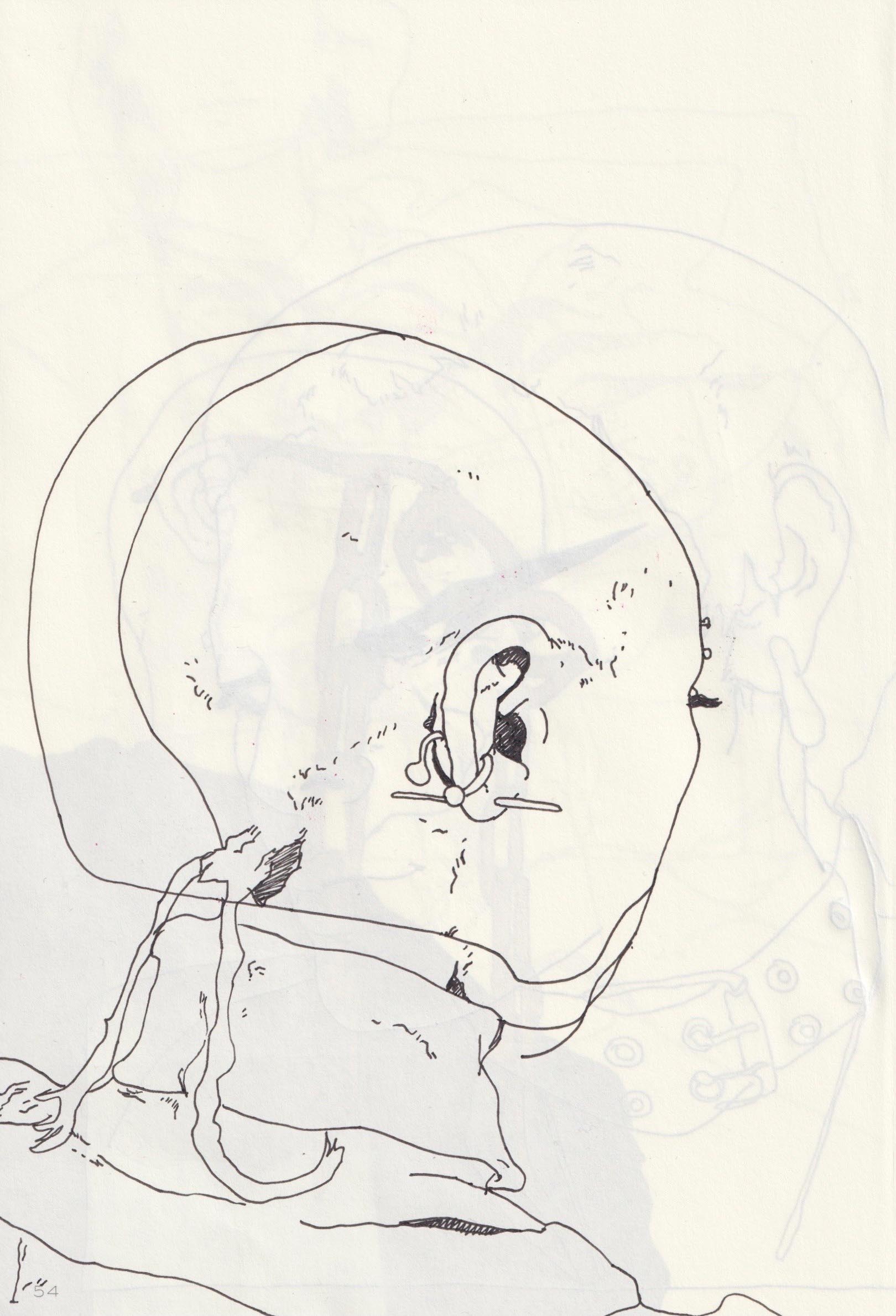 Untitled 26, 14.5x21cm, mixed media