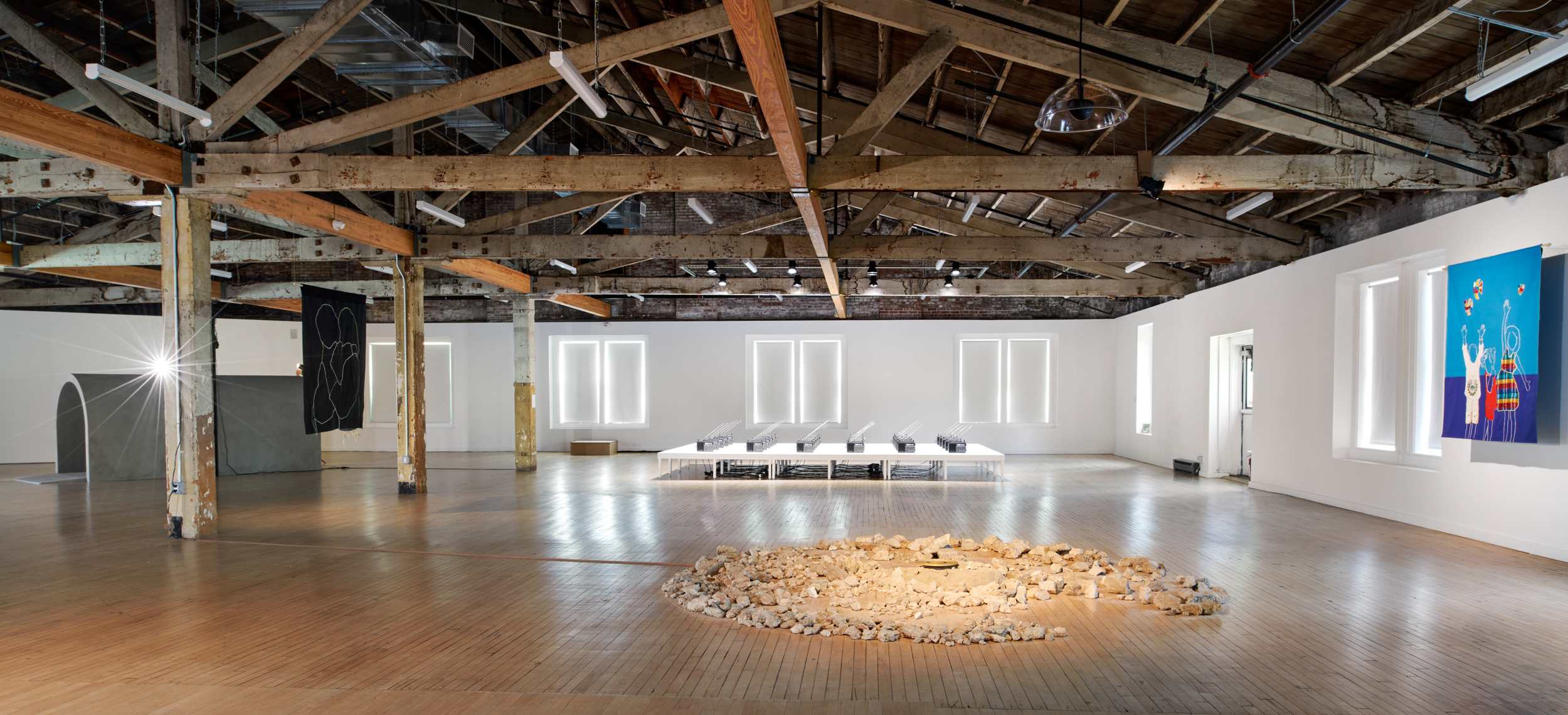May 6 - October 1, 2023---WHERE TIME RUNS BACKWARDS (3-person show) at LMCC Arts Center