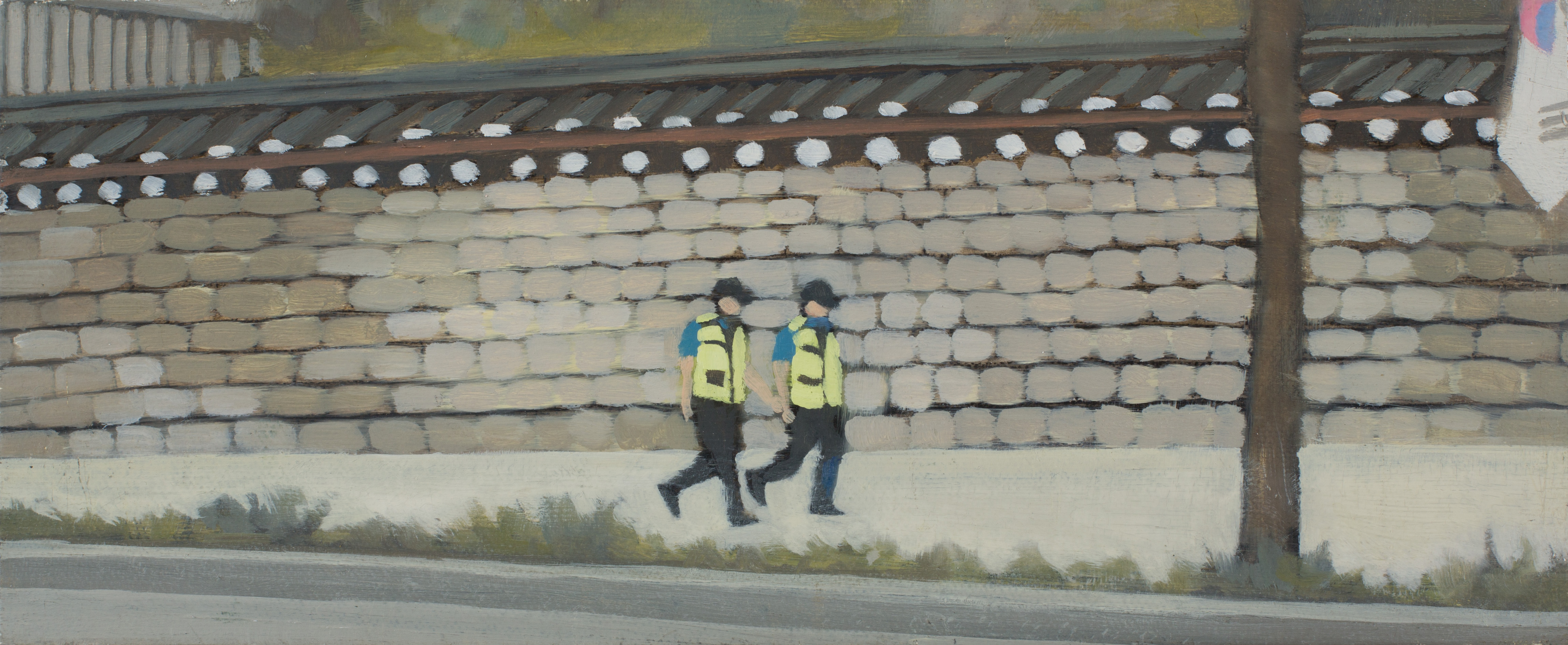 〈경복궁〉, Oil on canvas, 12.5x31.0cm, 2017