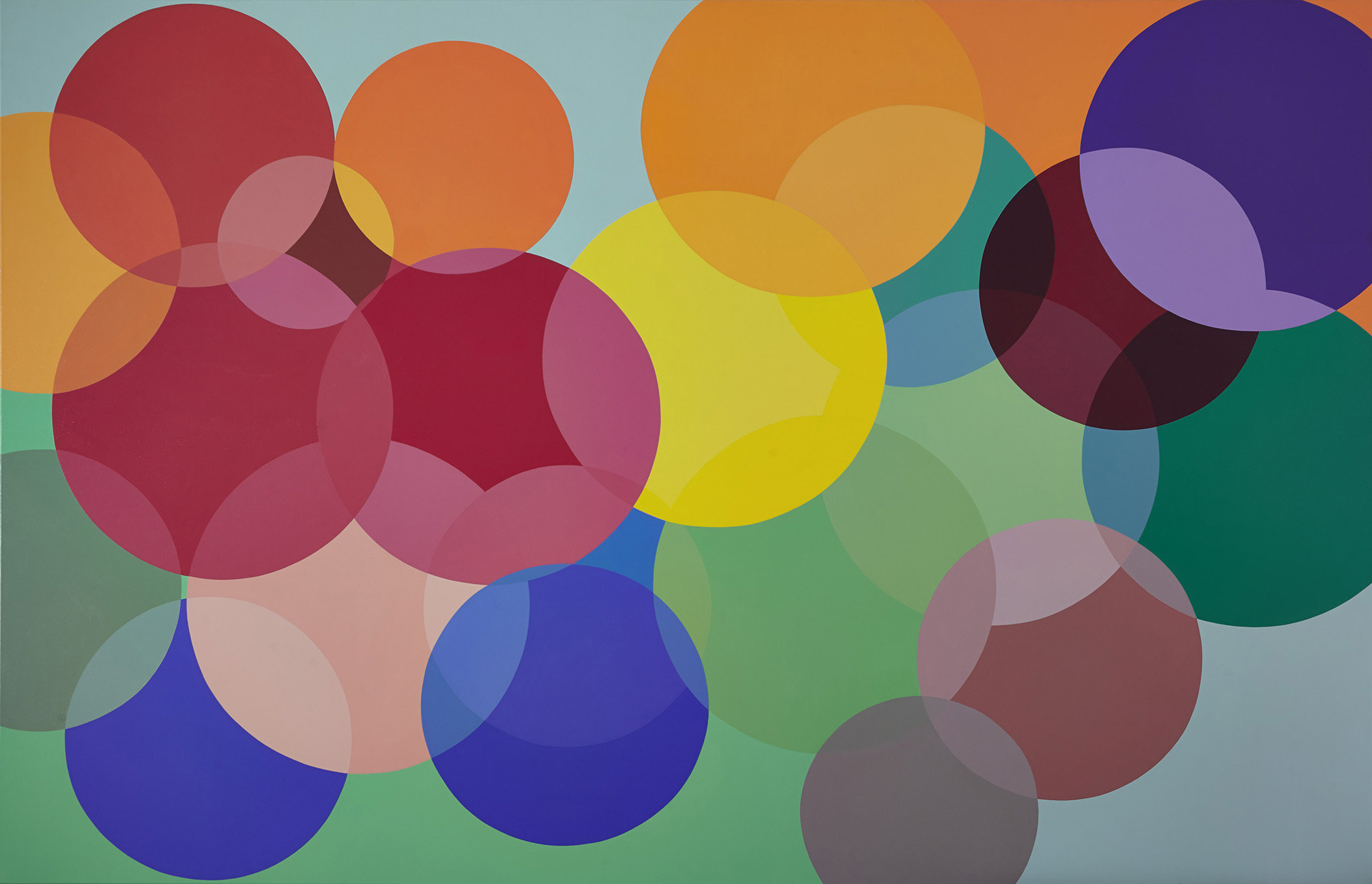 Sin t&iacute;tulo, 2013. Acr&iacute;lico sobre tela, 190 x 290 cm.