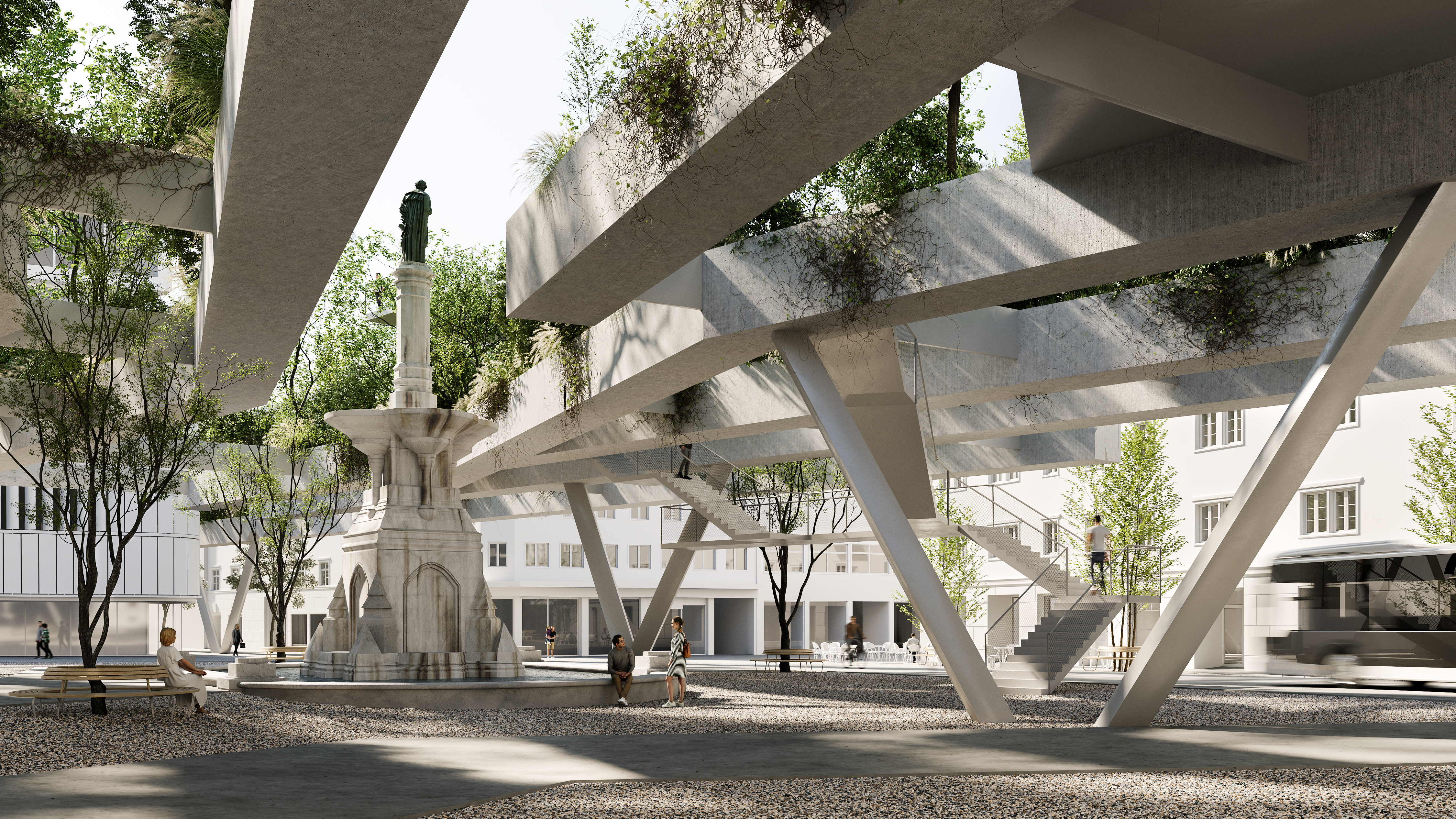 View from North-East