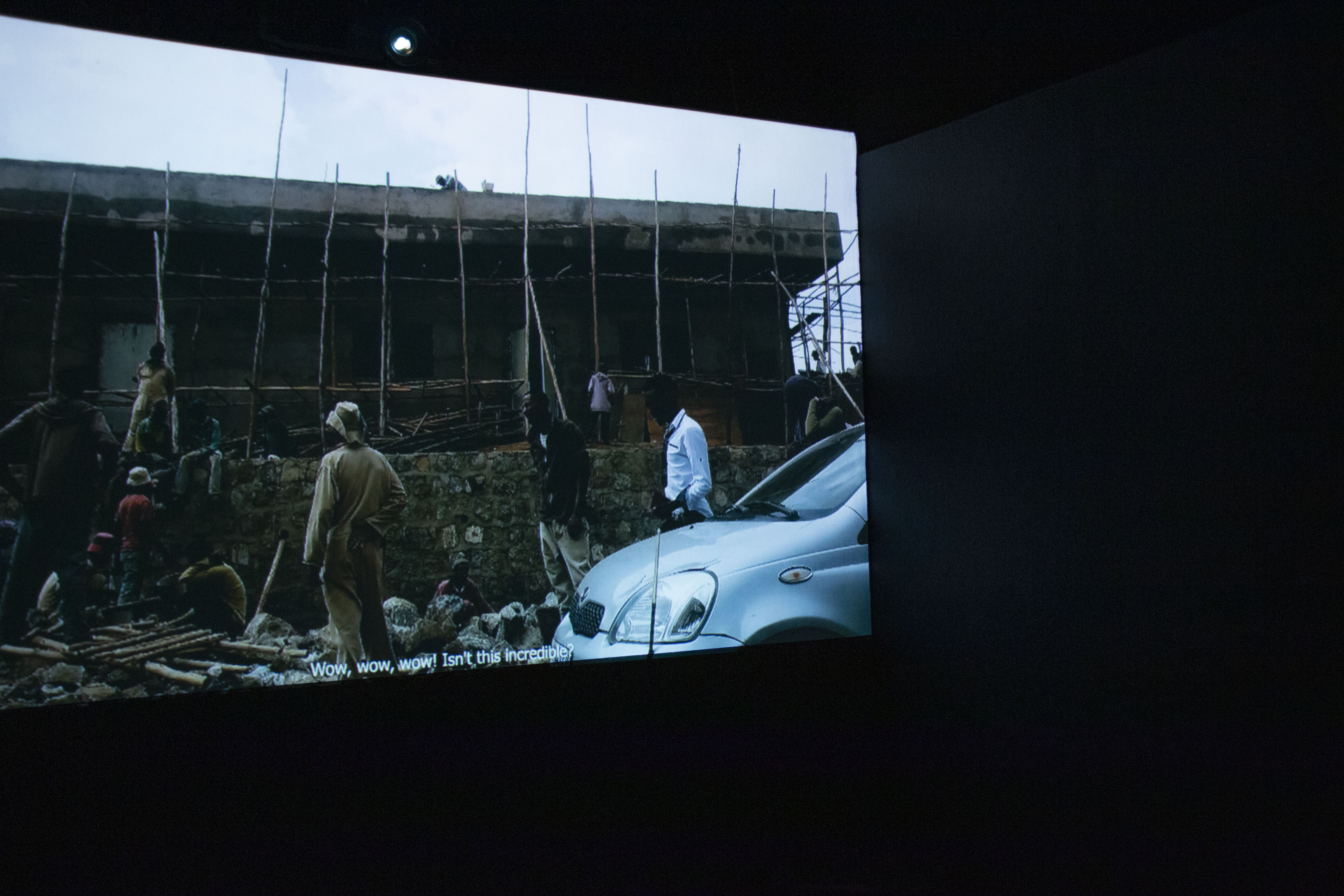 Video stills from change means revolution in Amharic (person, place and thing), 2019  two channel video with stereo sound, 05:36 mins.