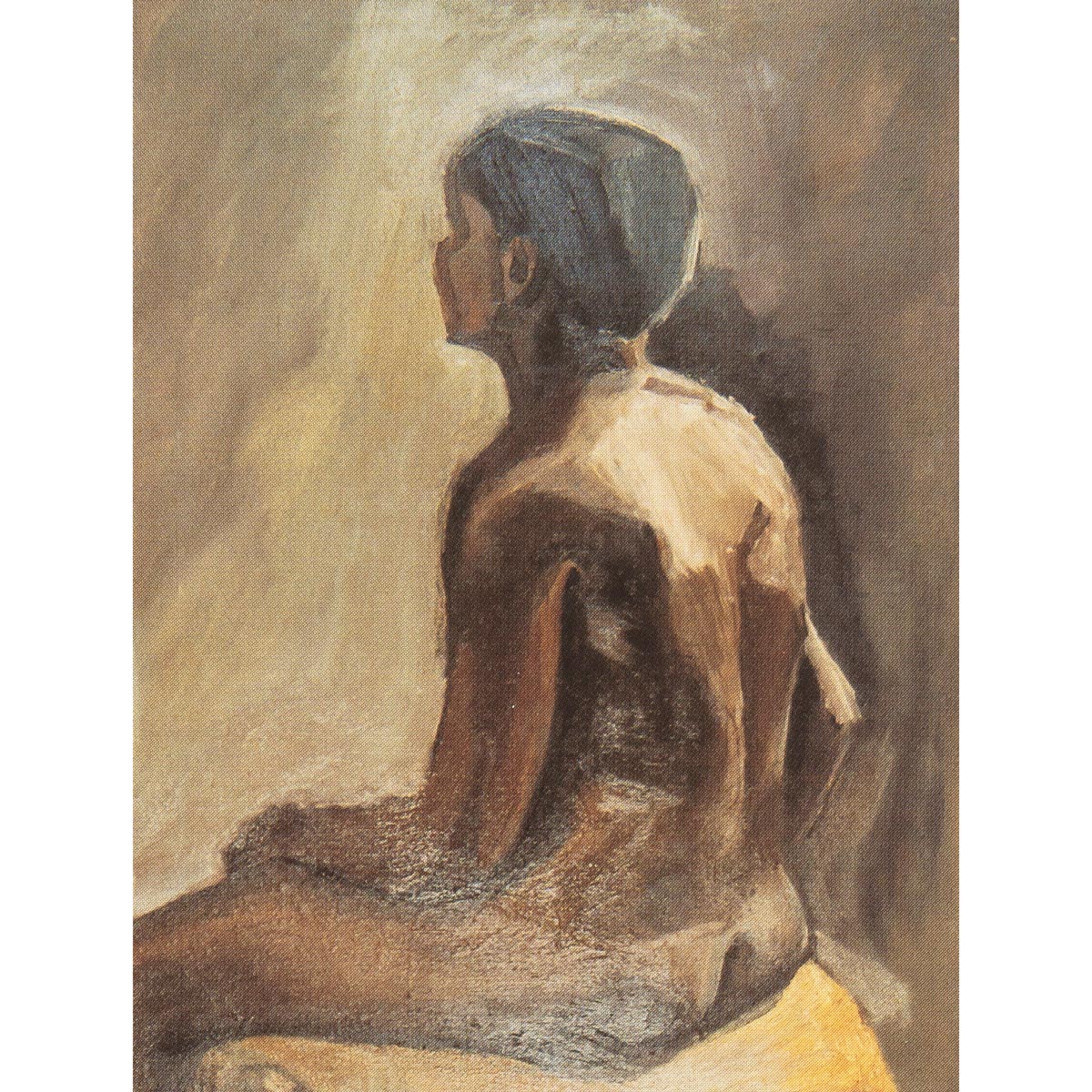 Seated figure, 1962Oil on canvas101 x 76cm