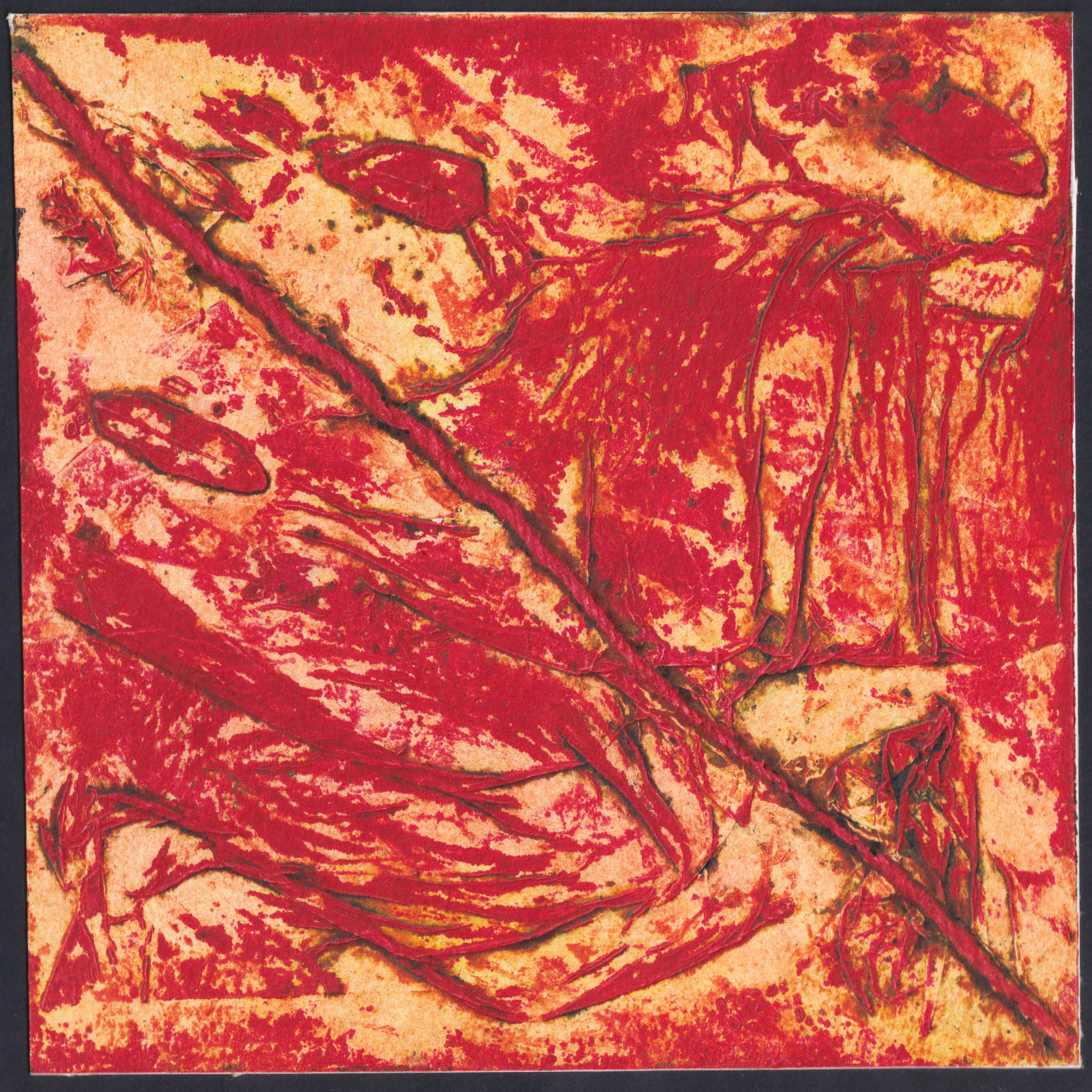 Collography essays for the re-bookbinding of 'Irse y habitar' (2018)