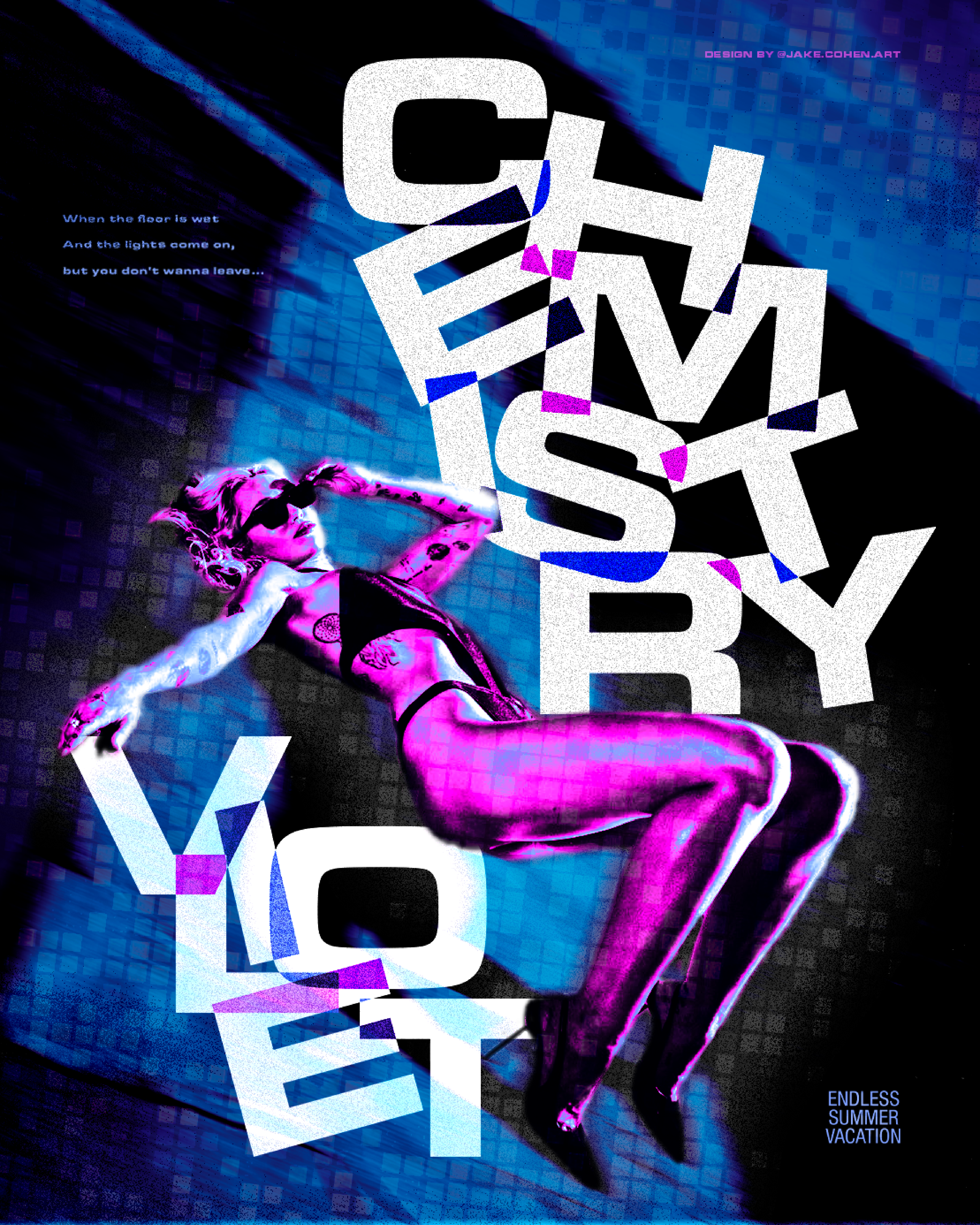 Miley Cyrus: Violet Chemistry, Poster