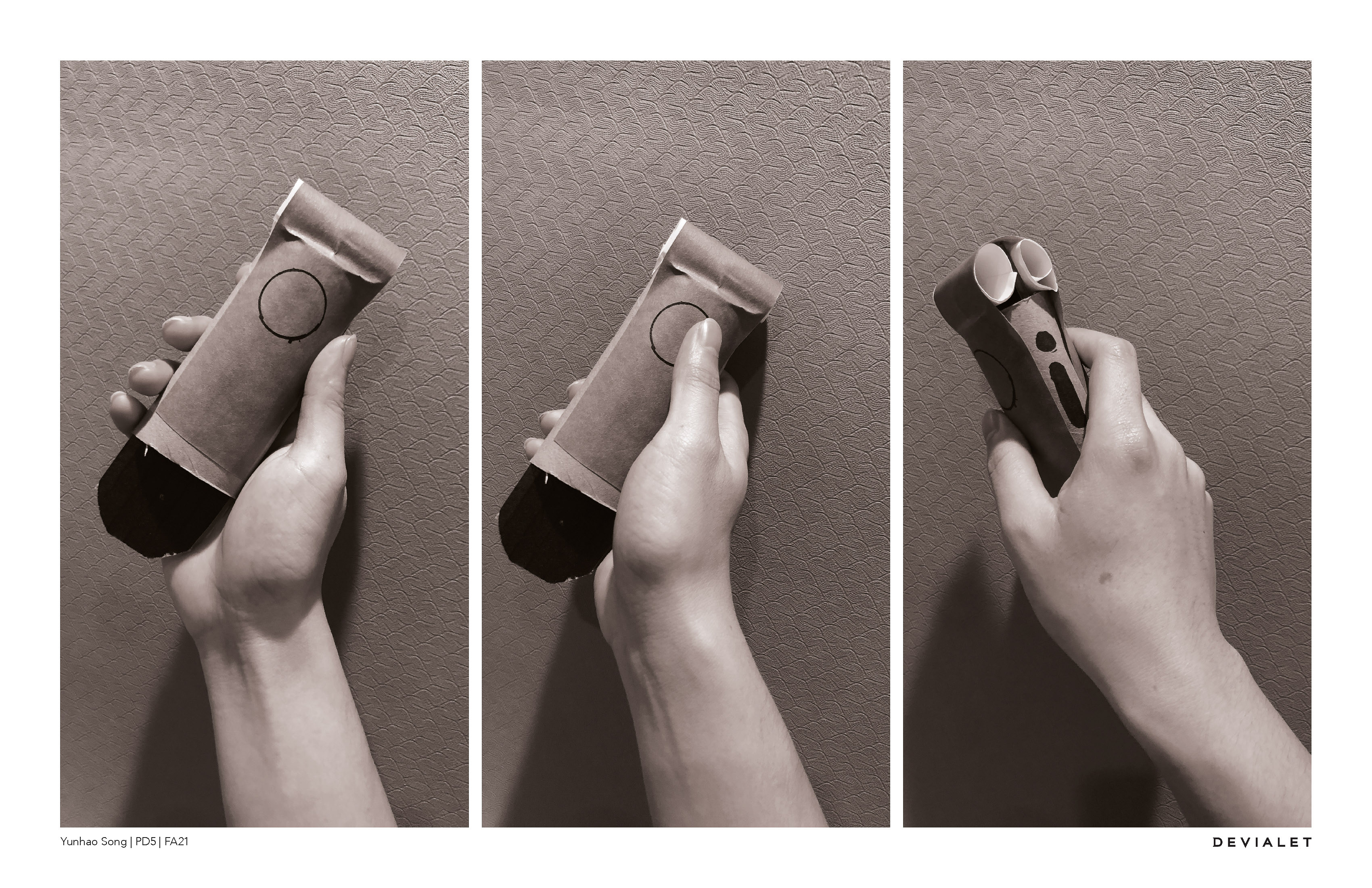 The recorder fits in the hand nicely