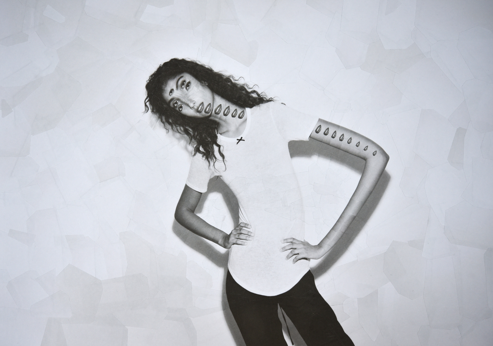 Untitled I with Frances de Lourdes, 2018, 16.5 x 11.5 inches