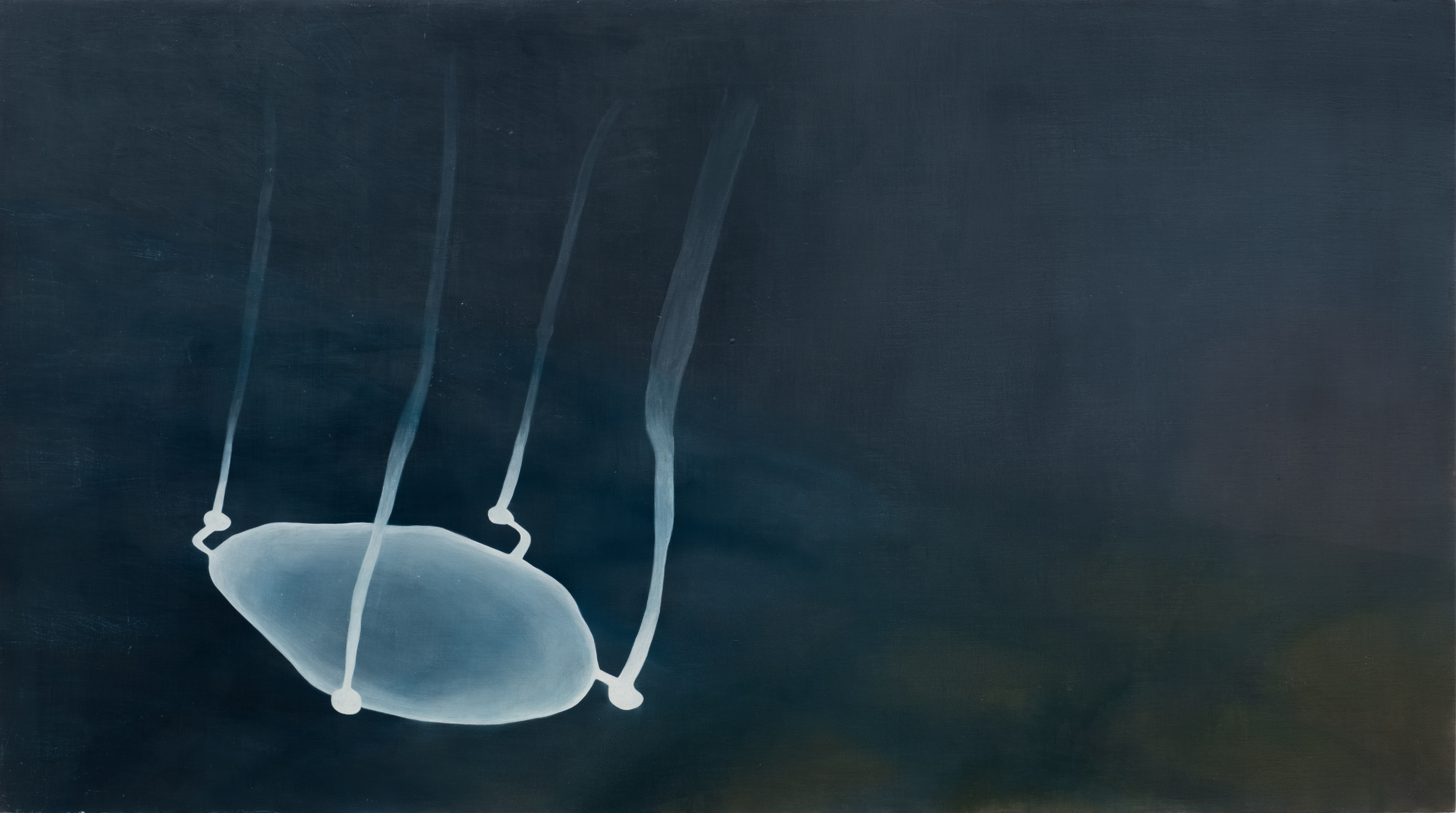 I'll catch you, 2021, oil on canvas, 95x170cm