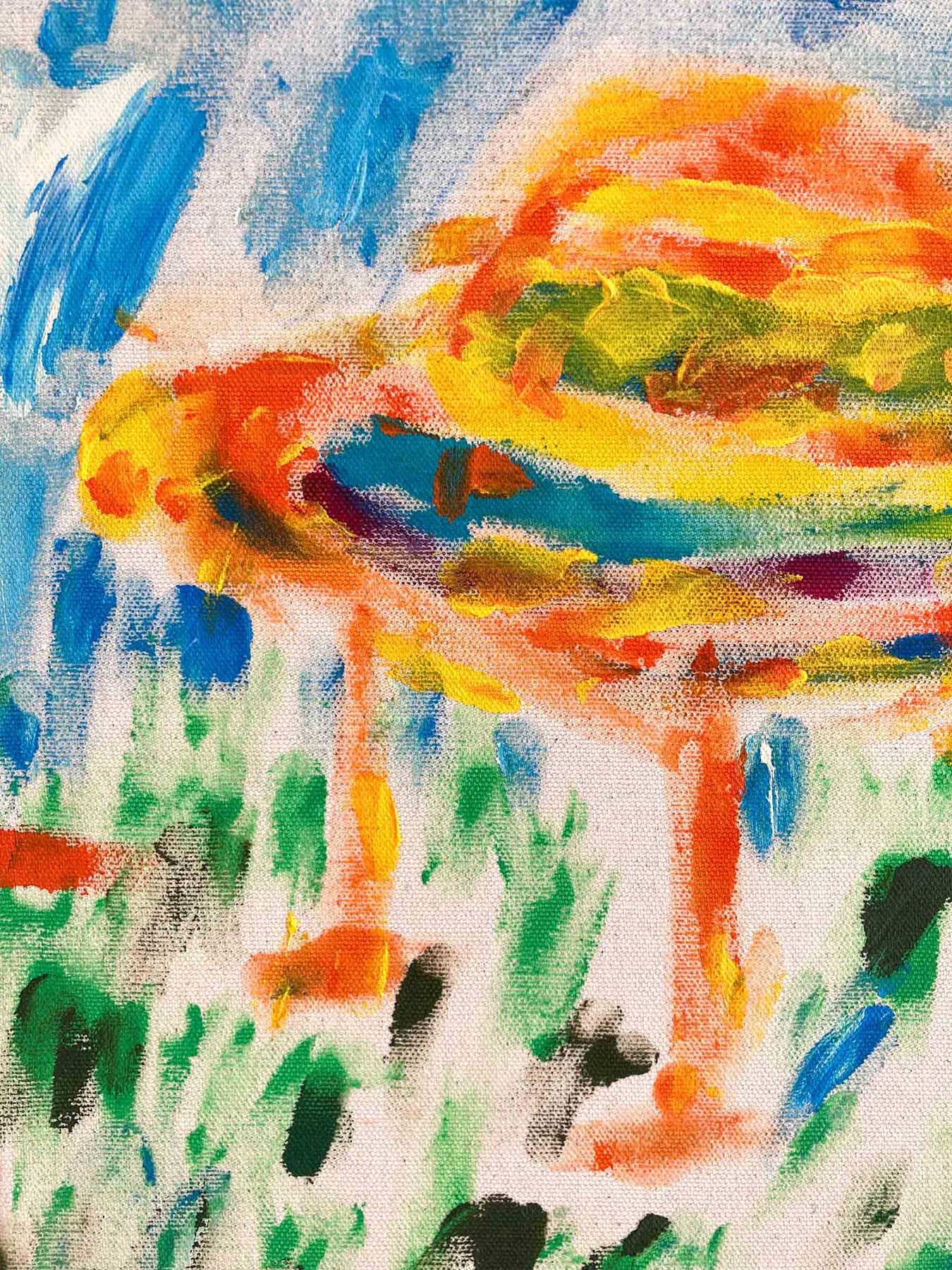 ufo and art, by ernst koslitsch, yellow universe