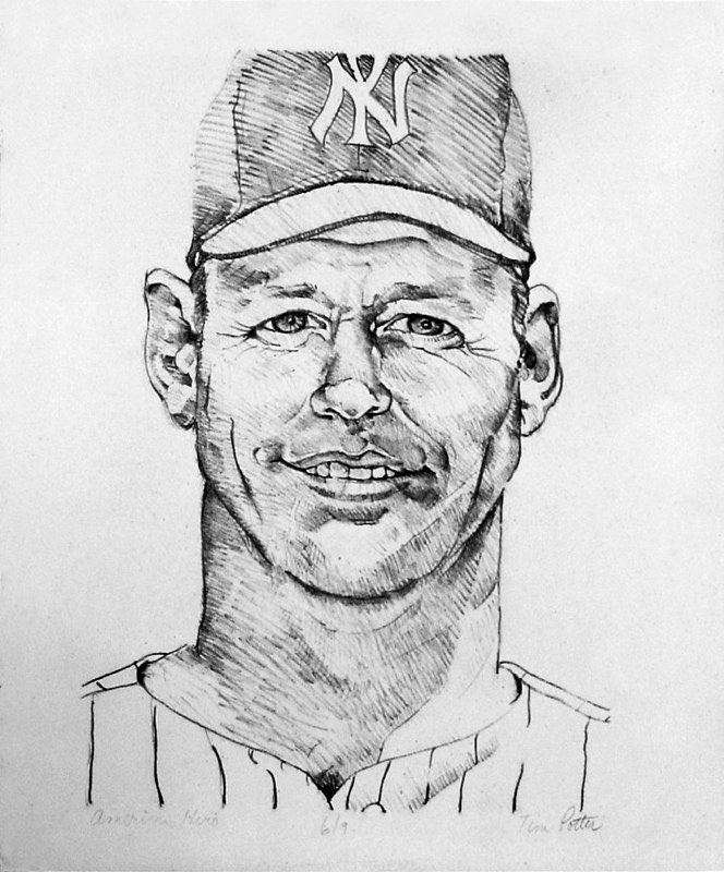 American Hero 1978lithograph 15x20”