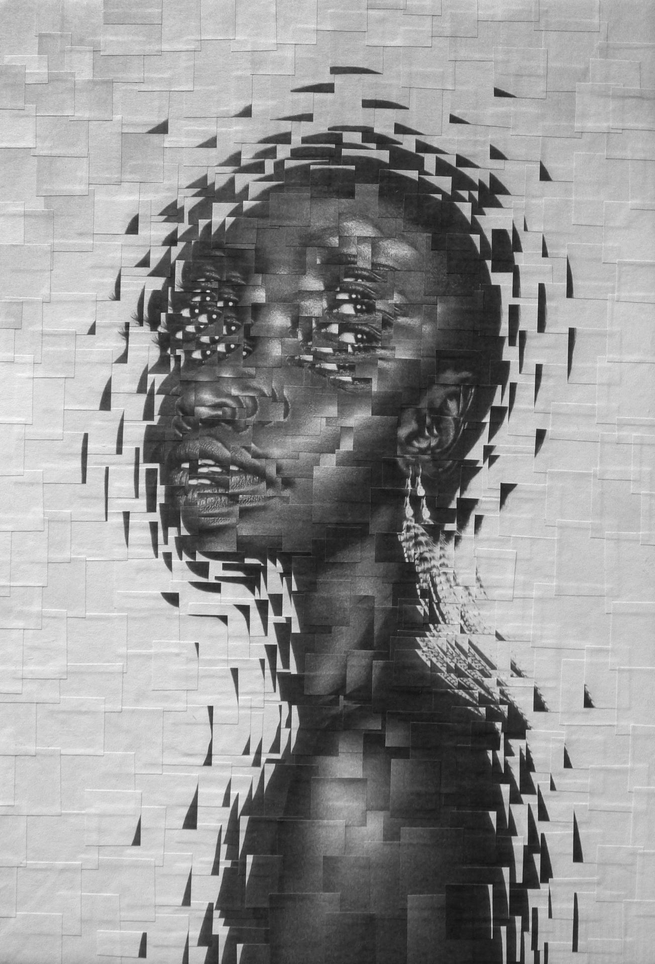 Alek Wek, 2015, 8.2 x 11.6 inches