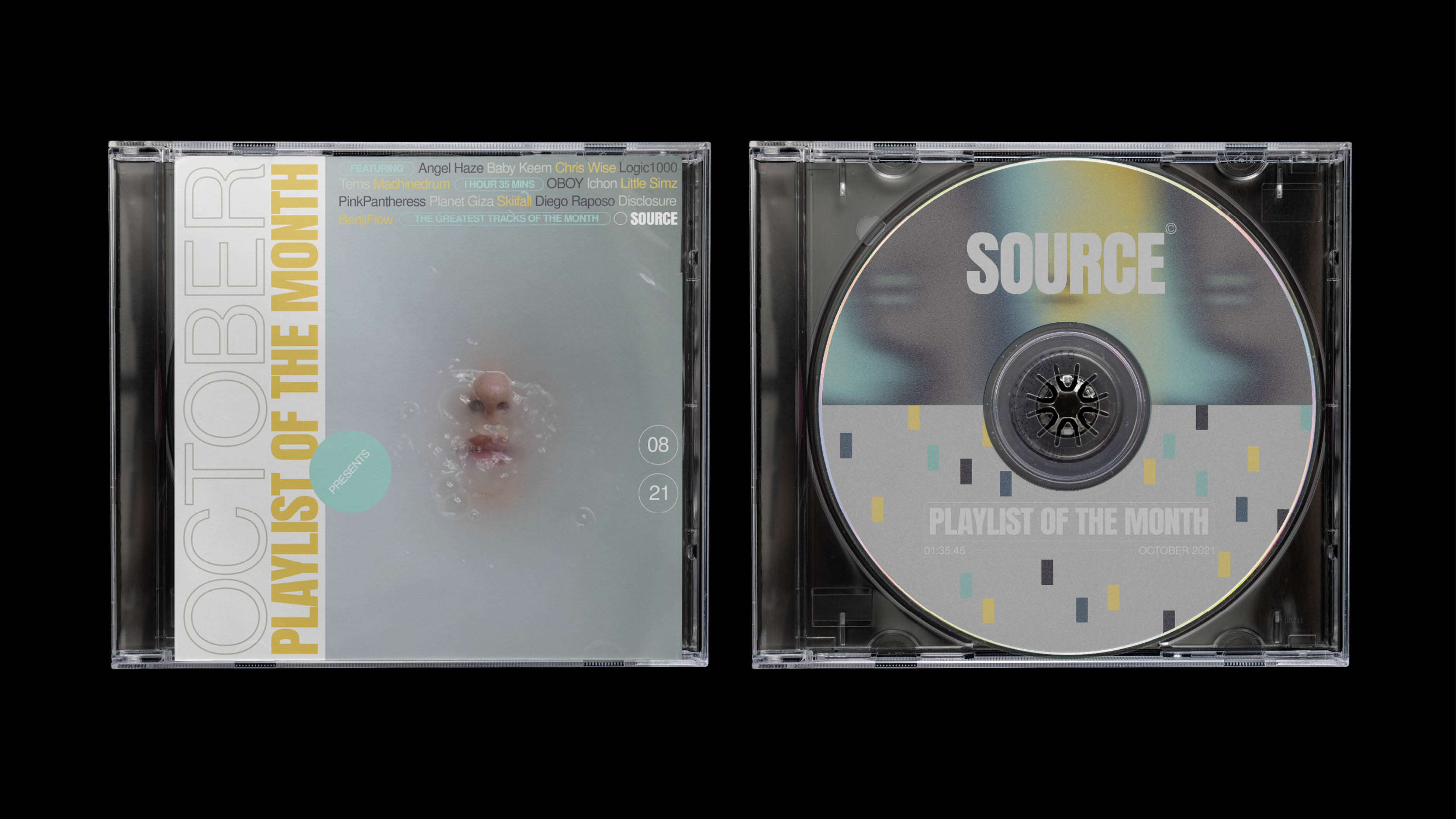 28/40: Visual identity for one of Paris’ leading station’s ‘Source Radio’, 2021.