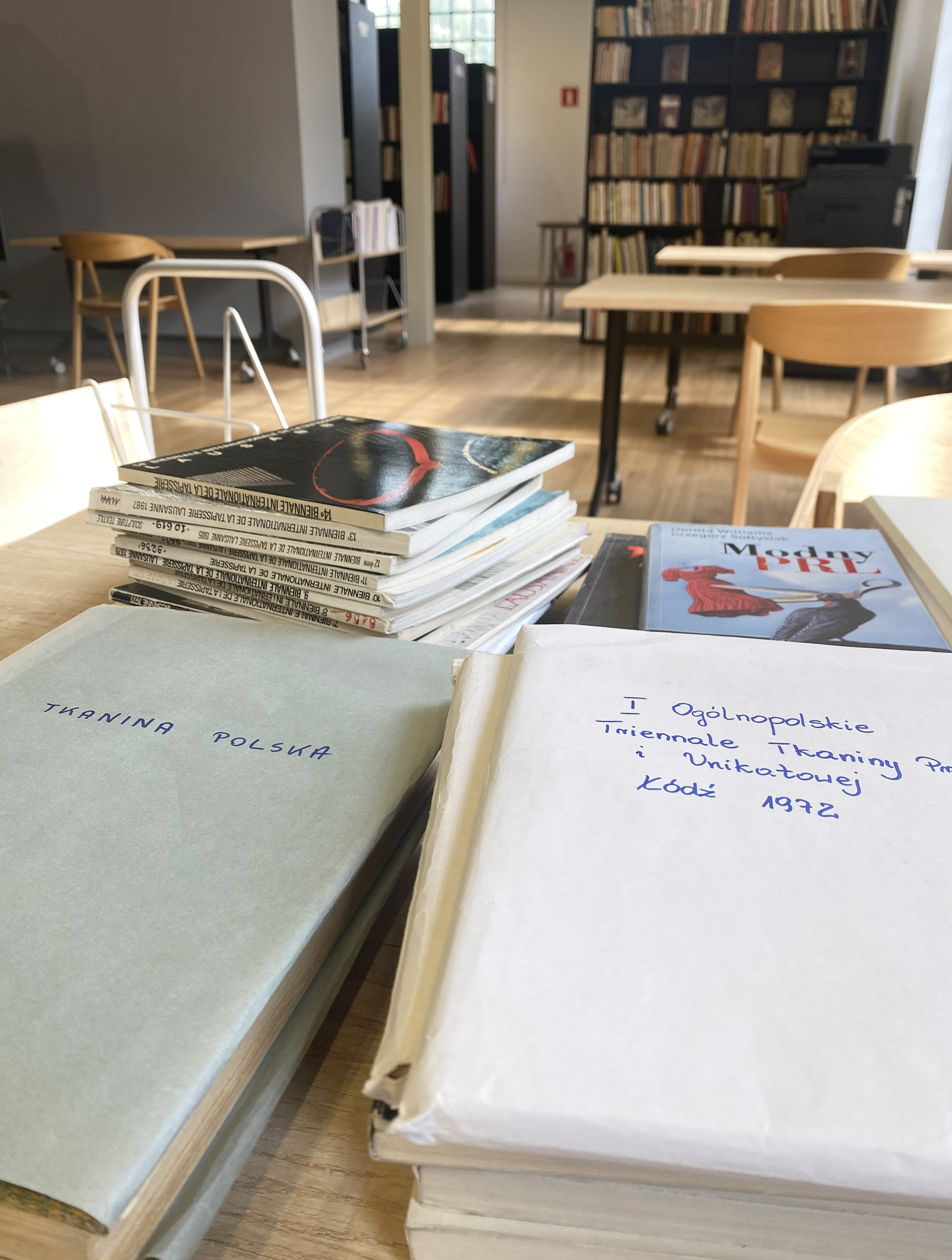 Library at the Central Museum of Textiles, Łódż