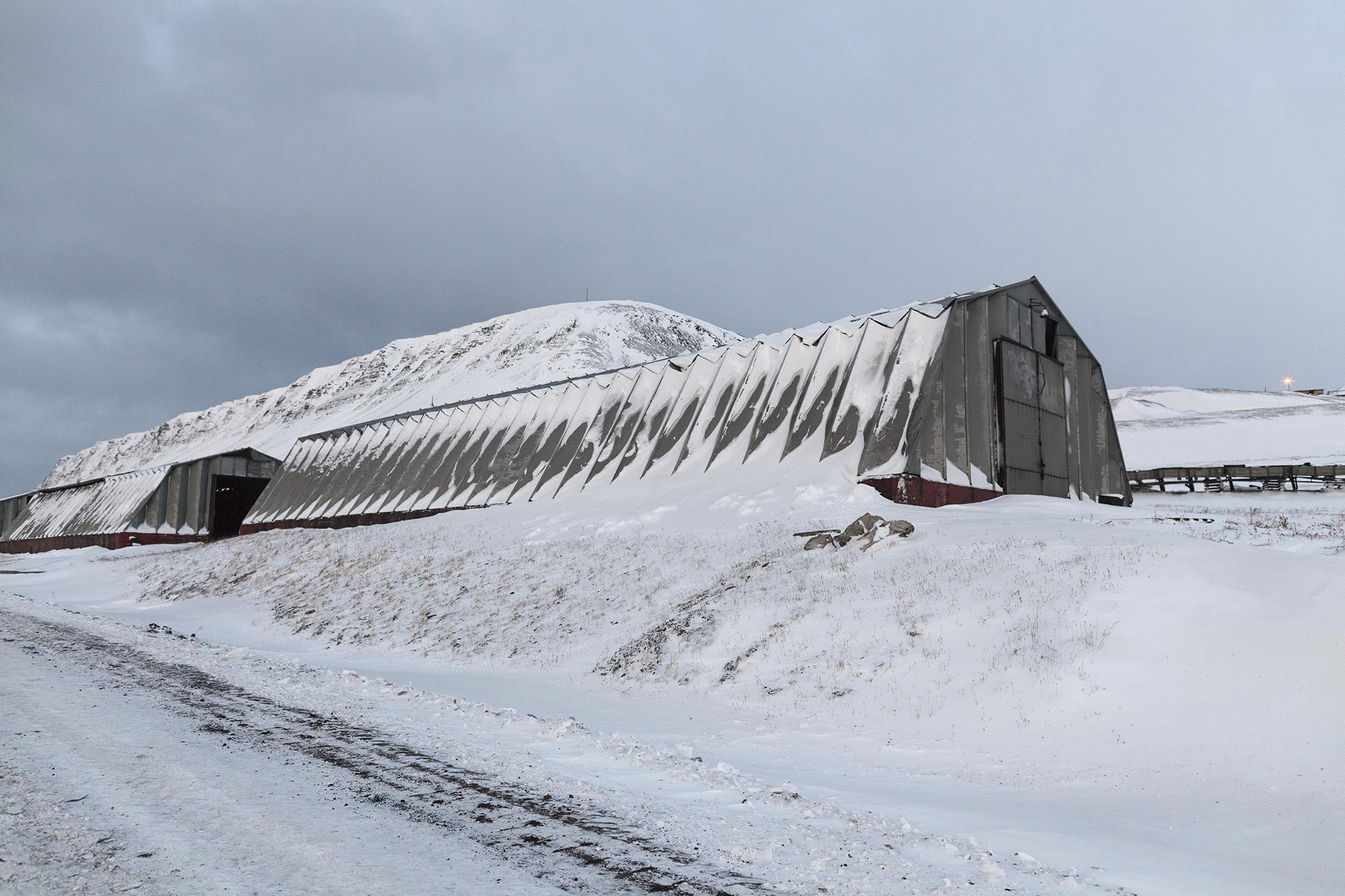 Arctic Coal: Barentsburg, Svalbard 14, 2014; archival inkjet print; 32 × 48 inches.