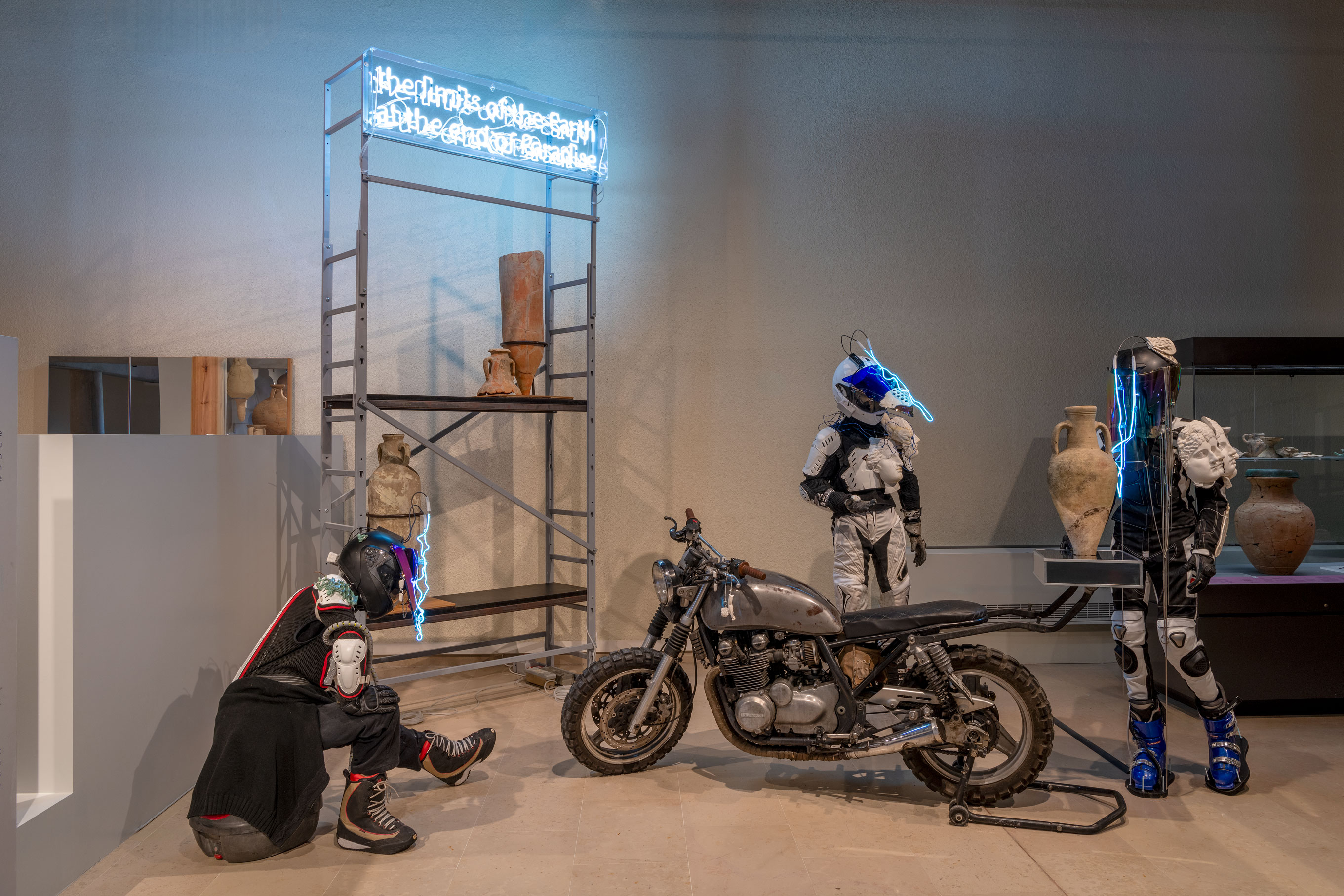 LES HISTORIENS DU FUTUR by LÉO FOURDRINIER at SITE ARCHÉOLOGIQUE LATTARA - MUSÉE HENRI PRADES in collaboration with MO.CO MONTPELLIER CONTEMPORAIN [from 20250125 to 20250630] [Photo: Marc Domage]