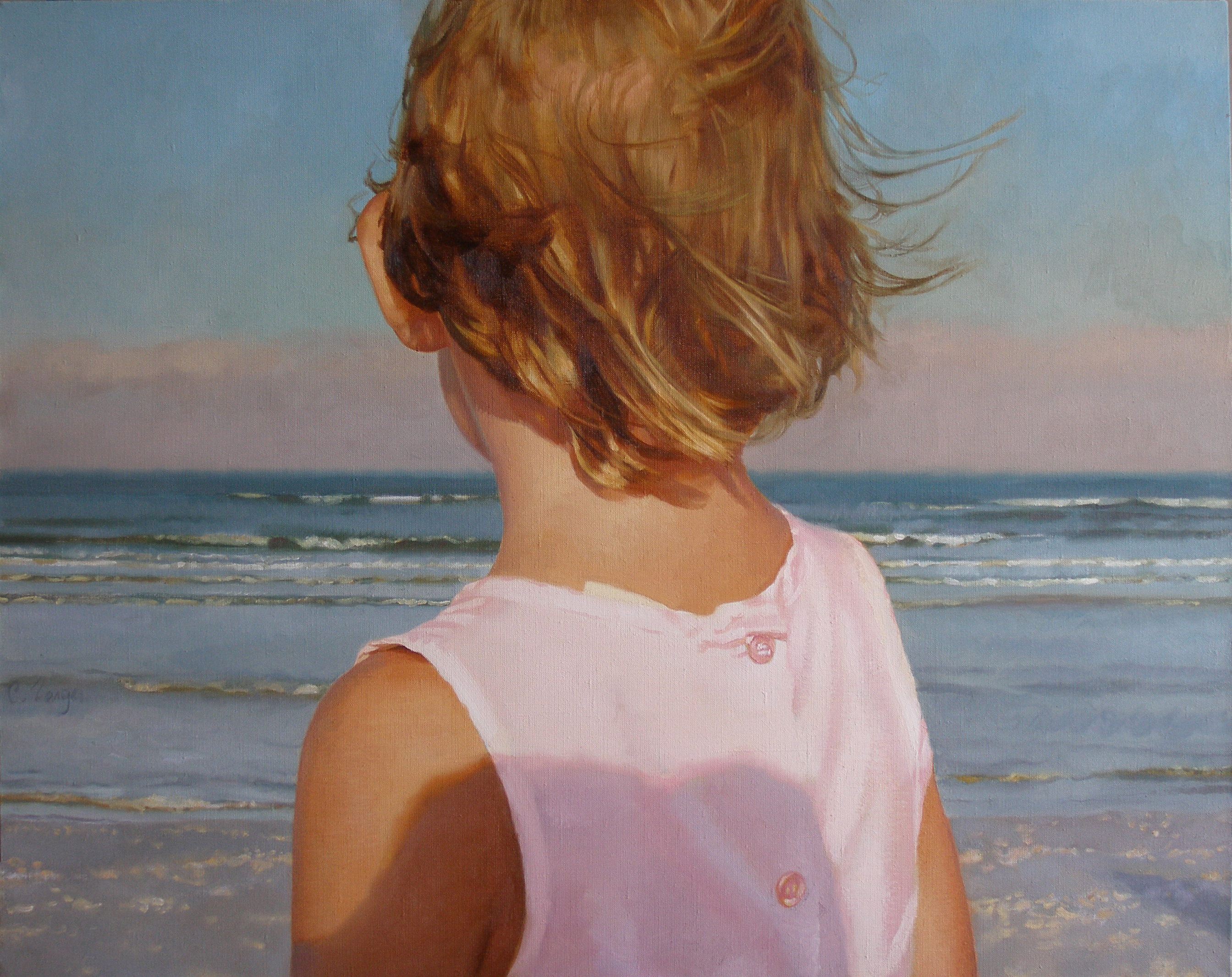 "Evening shadow", 2012, oil on canvas, 80 x 100 cm