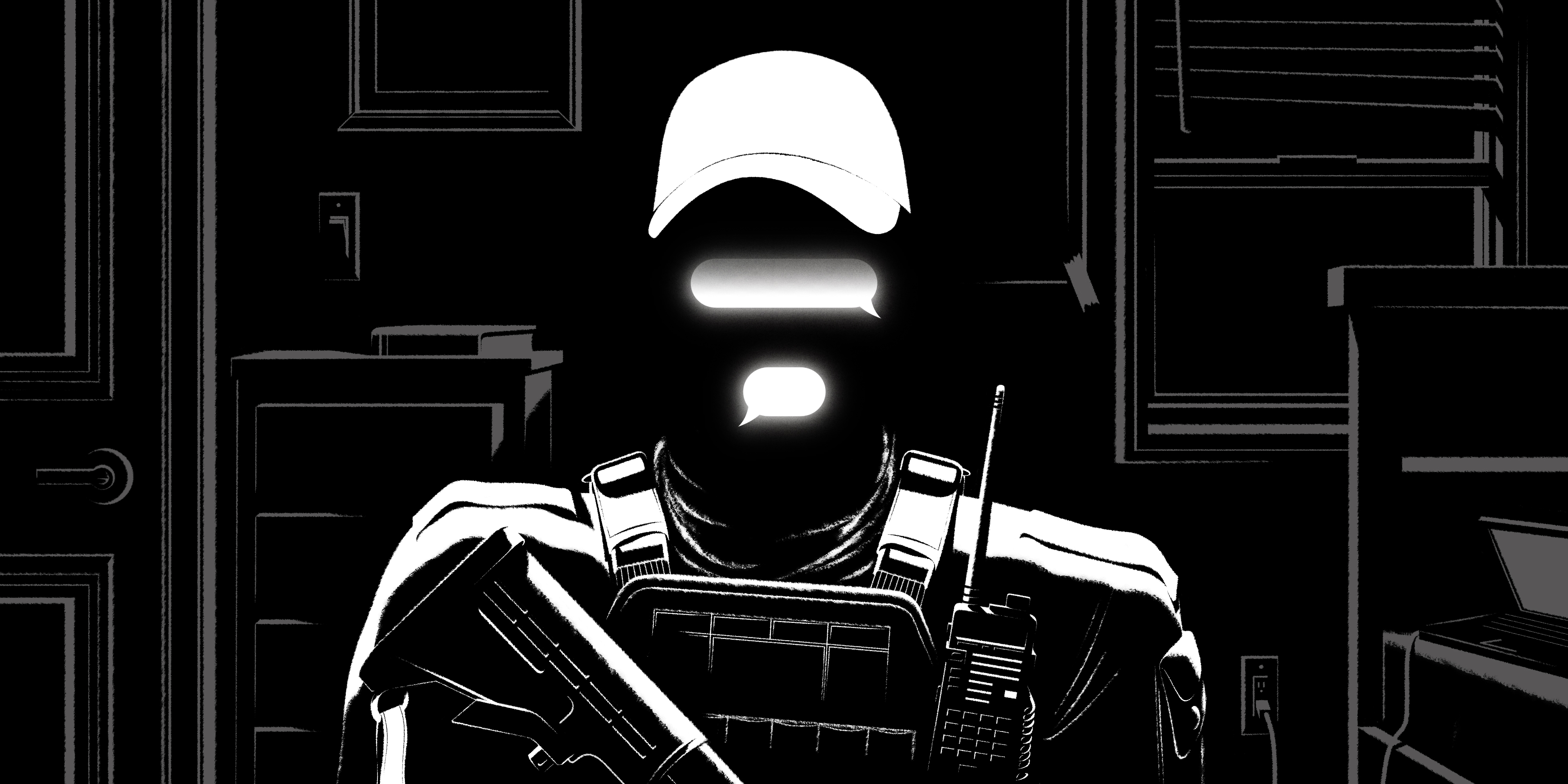 Inside an international network of teenage neo-Nazi extremists - Illustration by Anson Chan