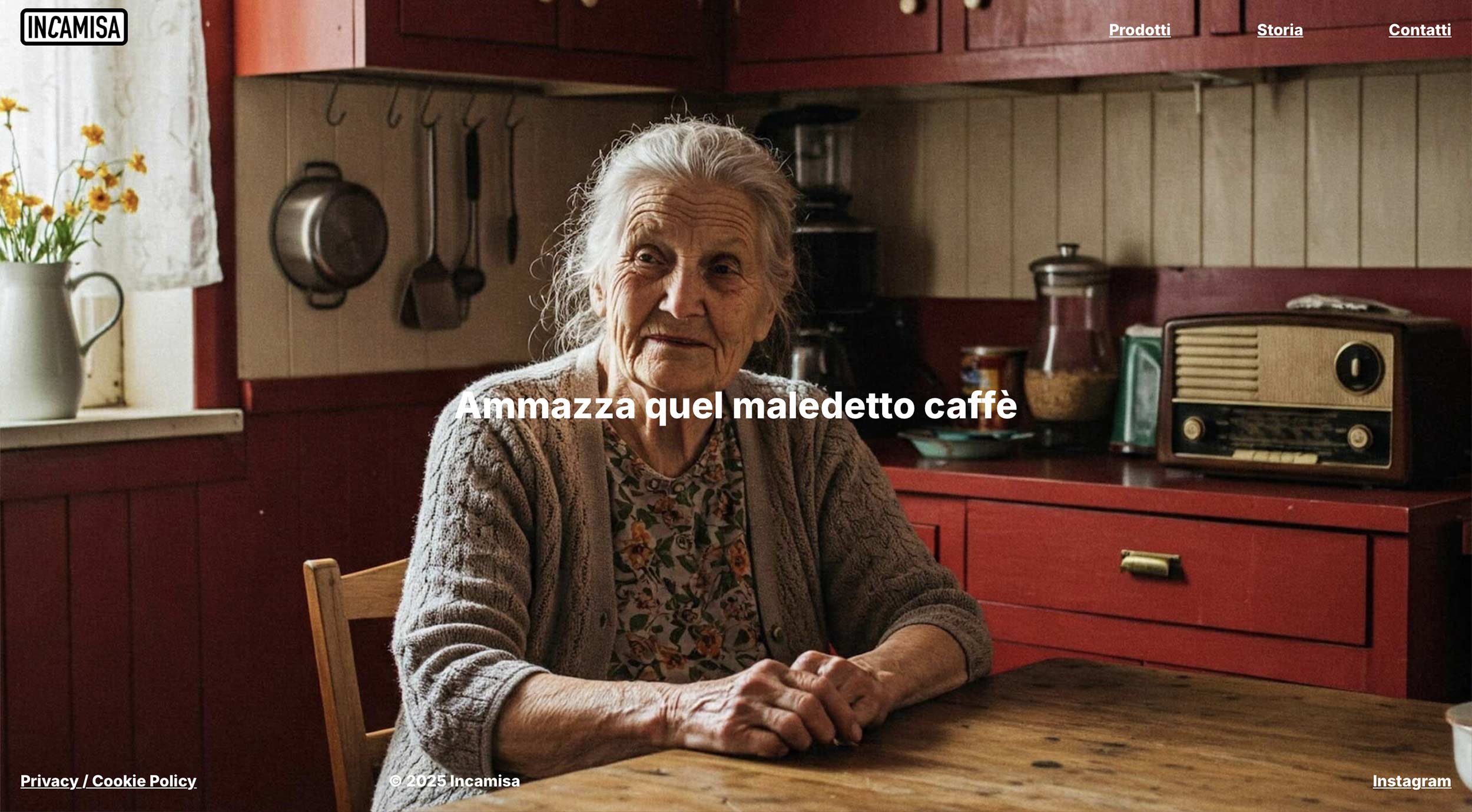 giallo.studio graphic web-design for Incamisa