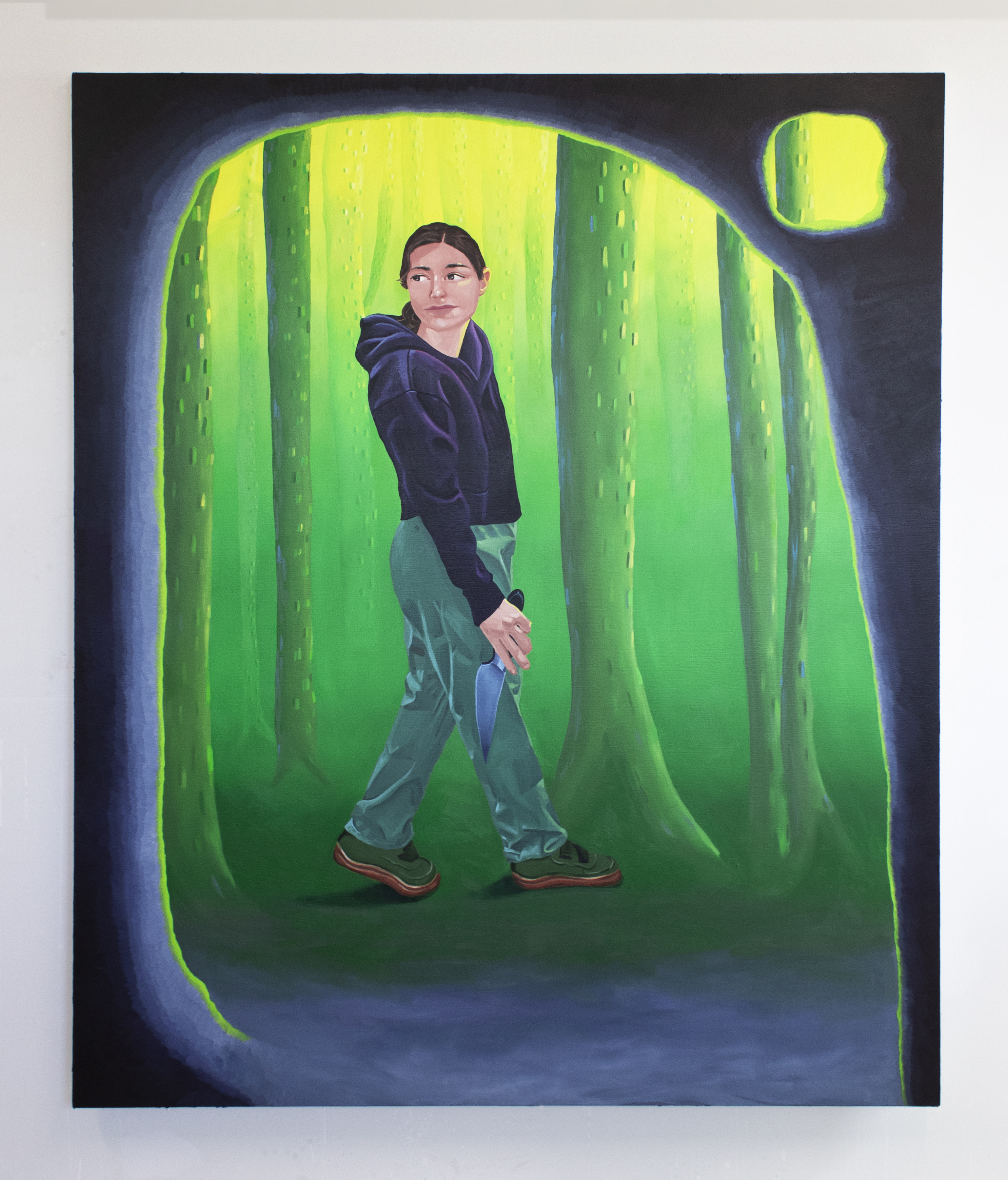 Knife Walk, 2025, Oil on canvas