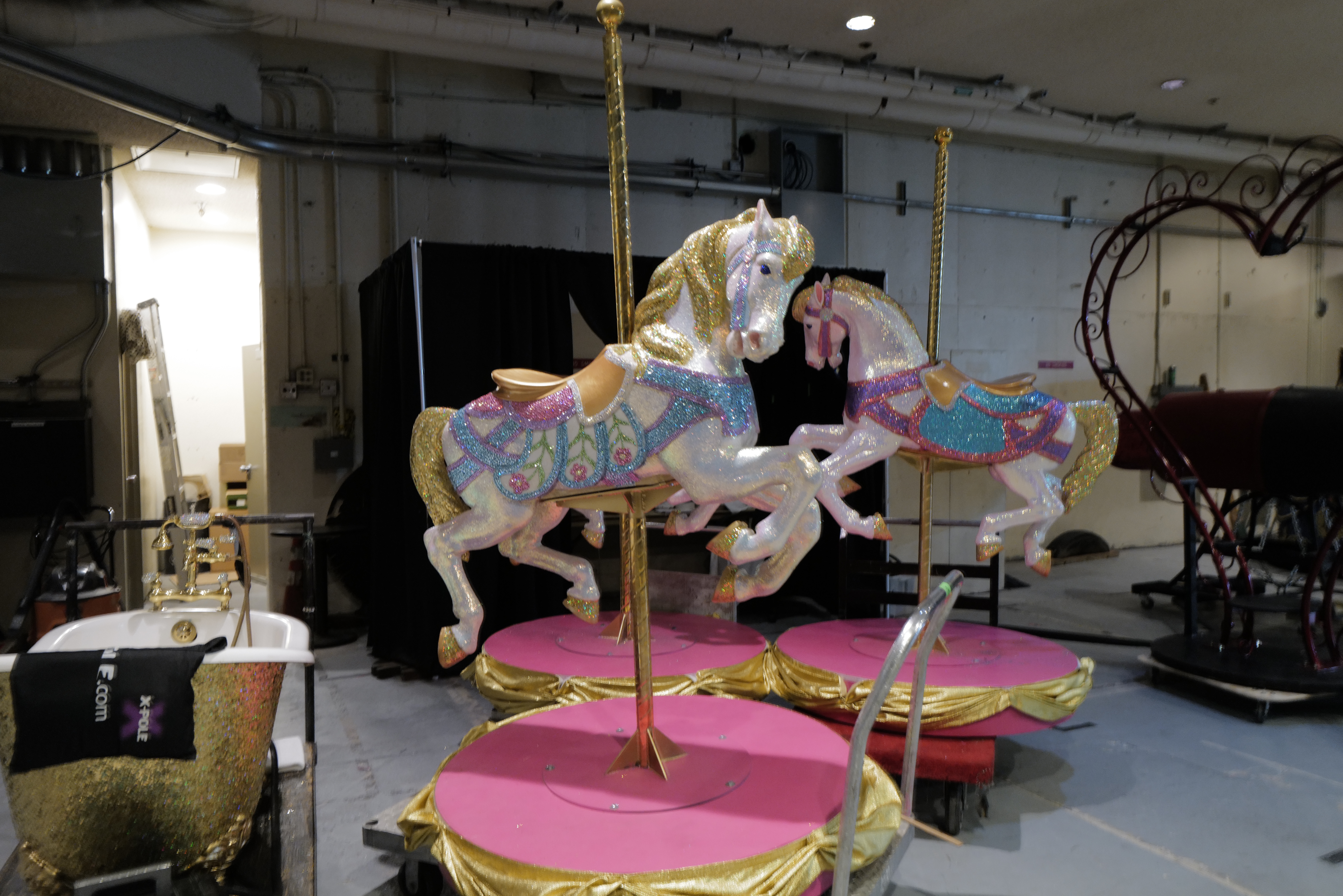 Last Showgirl set Las Vegas 2024