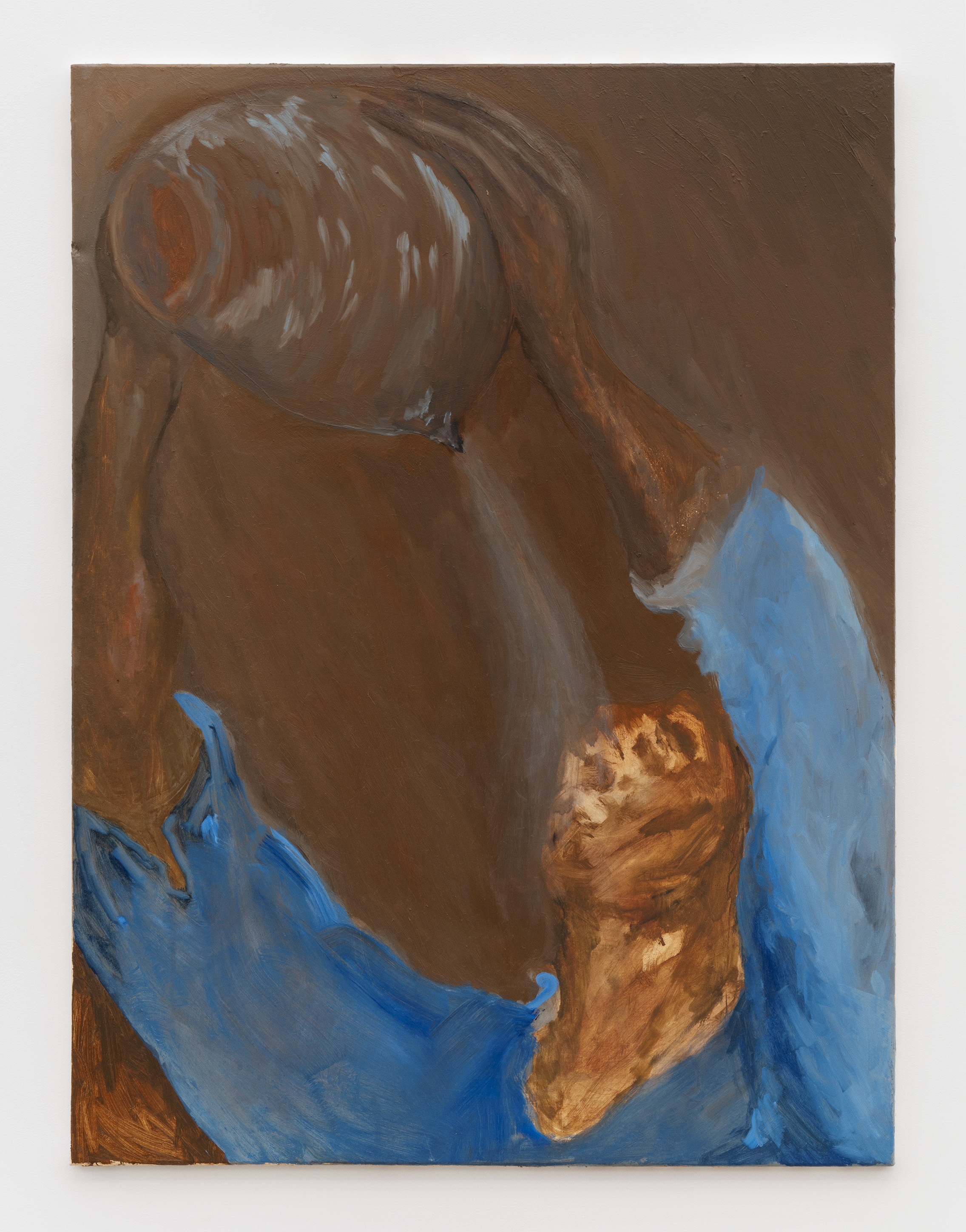 Vessel, 2025, Oil and wax on canvas, 120 x 90cm