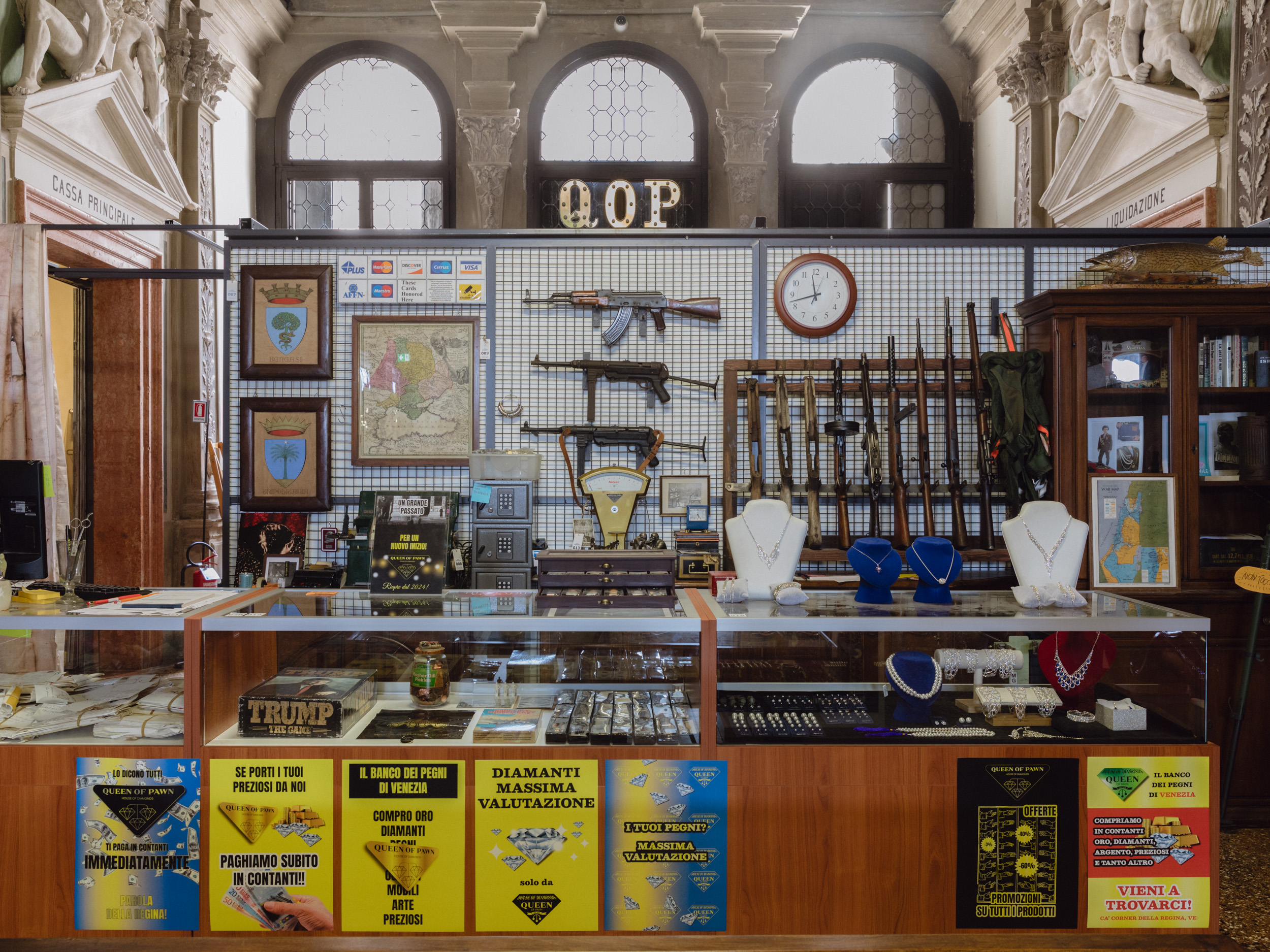 This Enormous Artwork Turns a Palace Into a Pawnshop