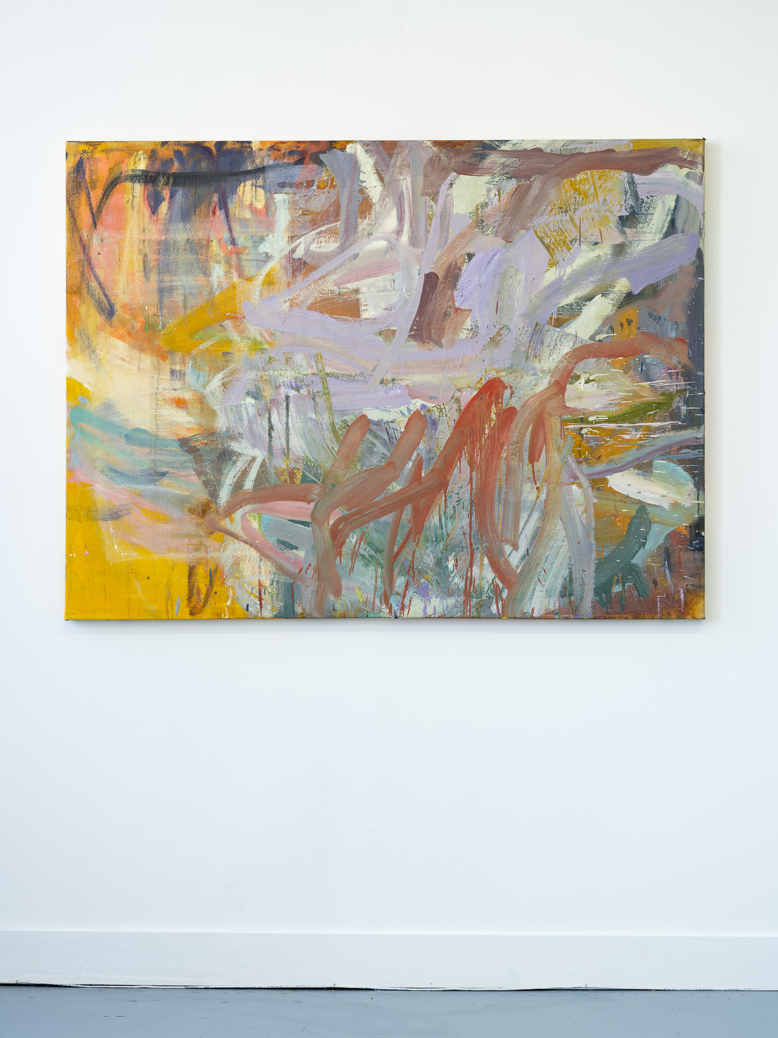 SOLD - sun bleached (sh!t stained) Los Angeles, 48x60, oil, canvas