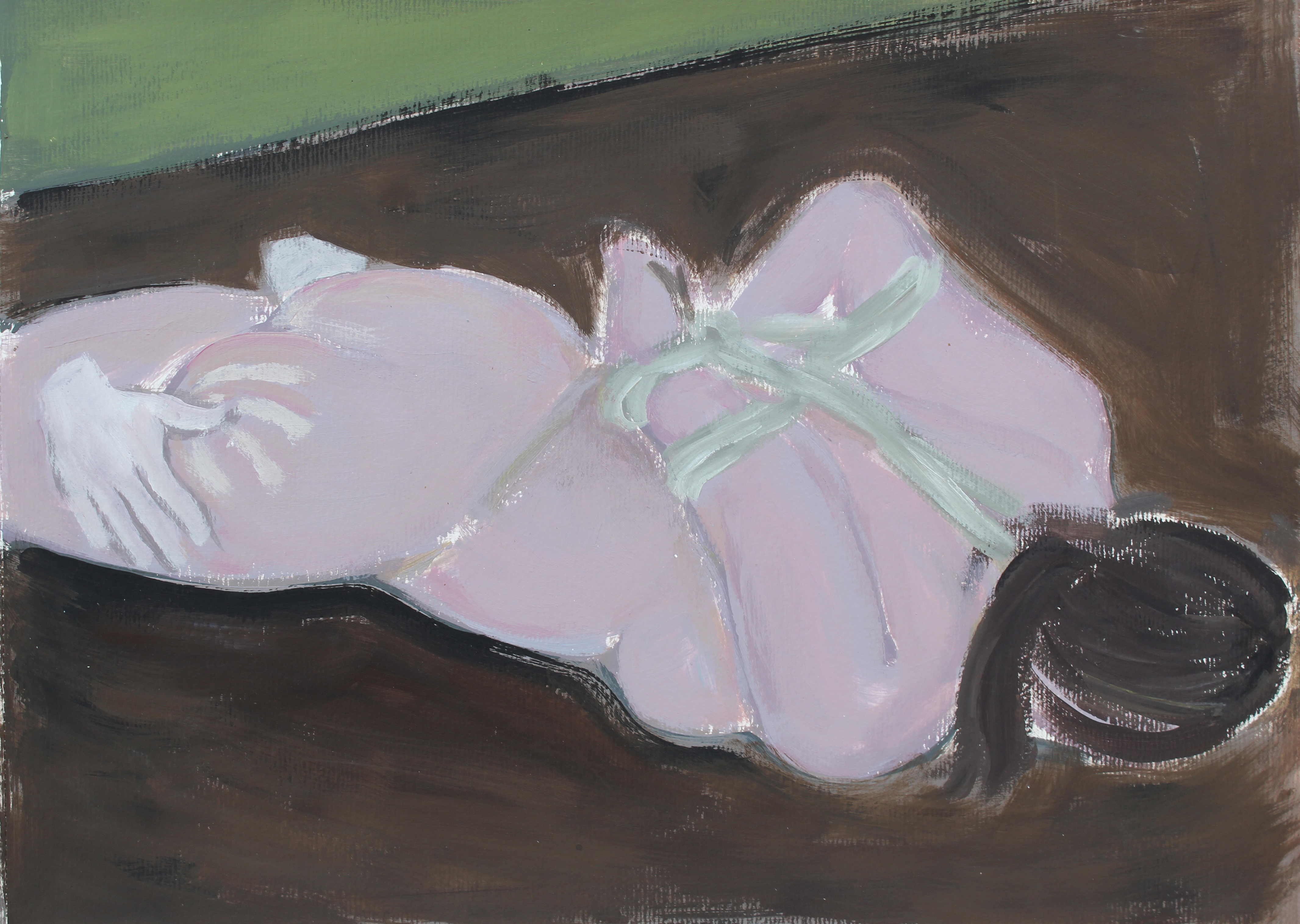 Touches II, Acrylic on paper, A3, 2020