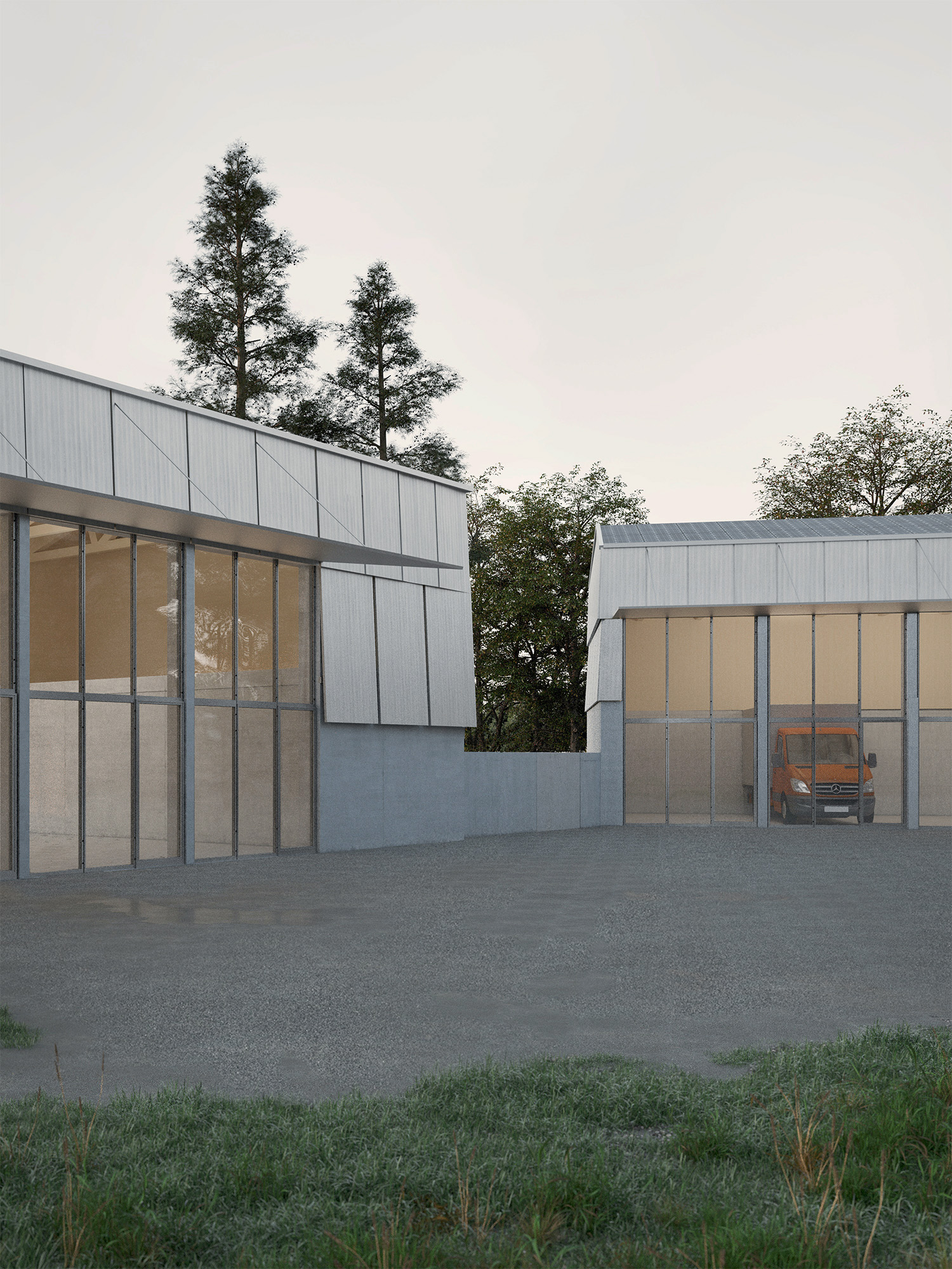 038 Neubau Infrastrukturgebäude Marktplatz, Buchs SG