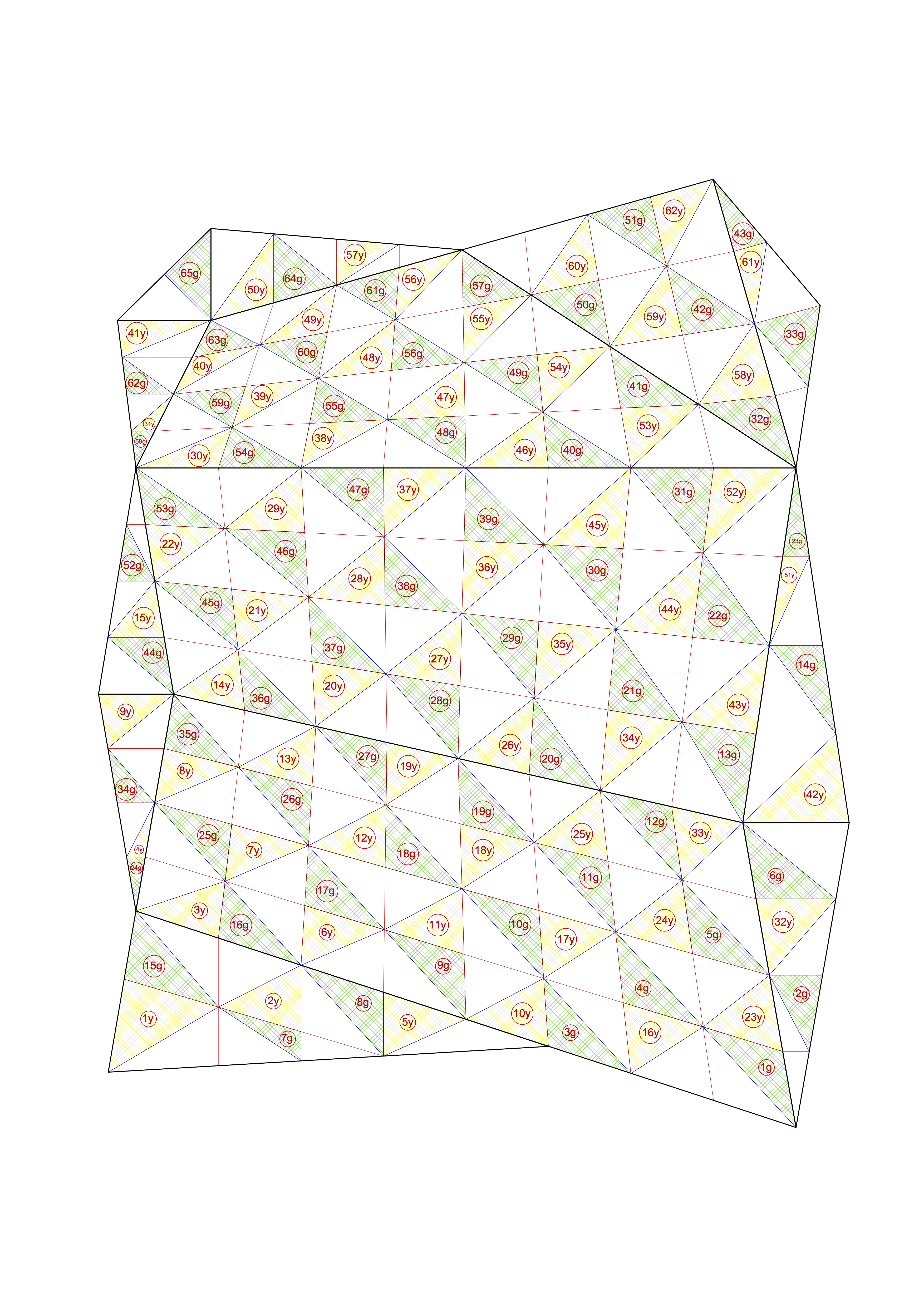 'manta, green & yellow', giclee print on paper, 20x30cm