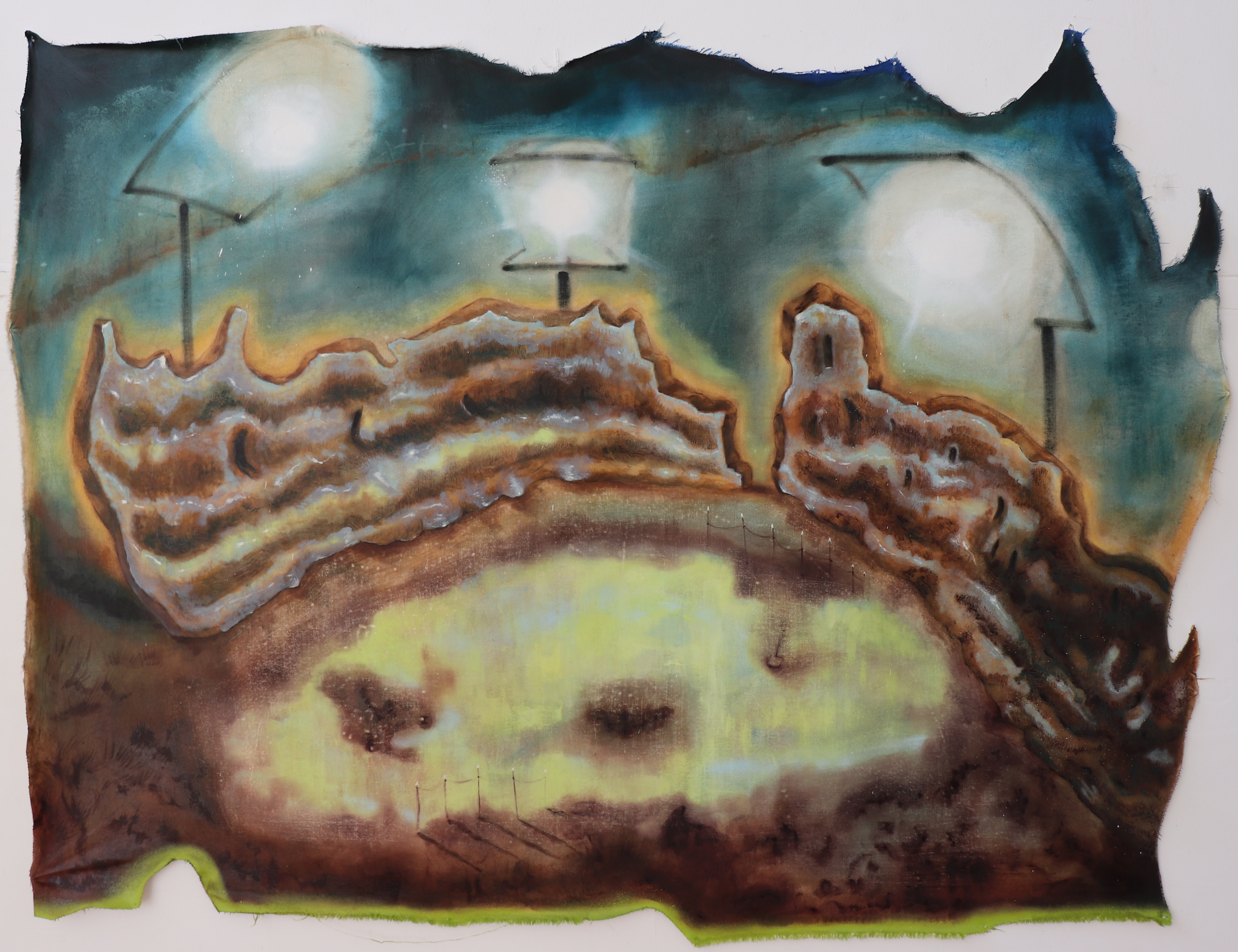 'IlluminatingTheUnknown', Oil on Canvas, 200cm x 140cm, May 2022.