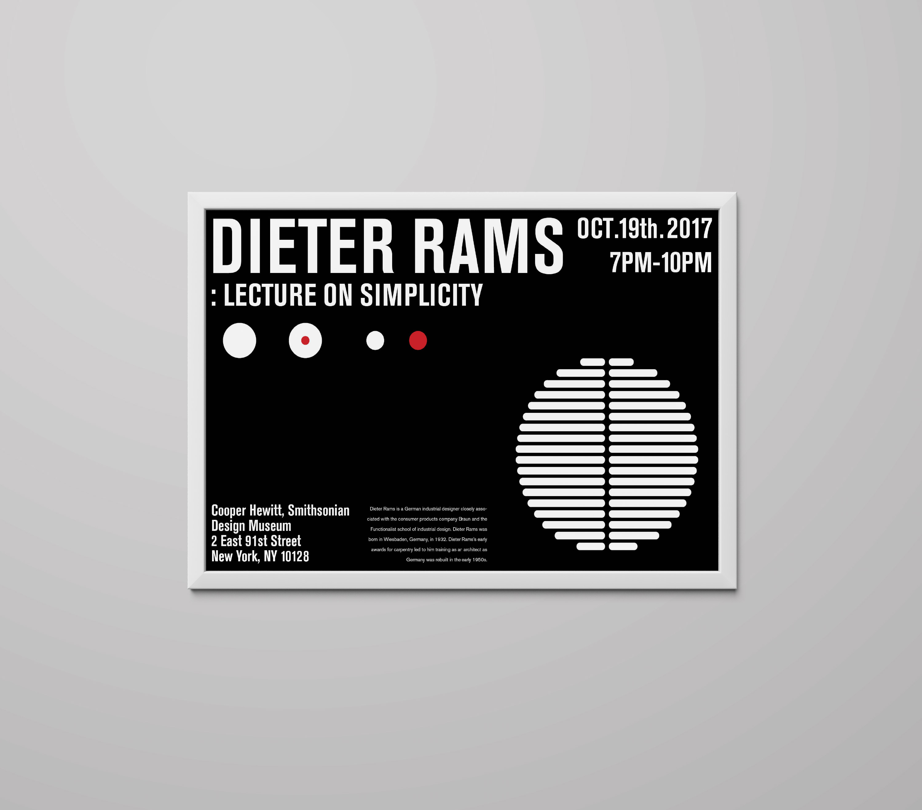 Dieter Rams Poster -