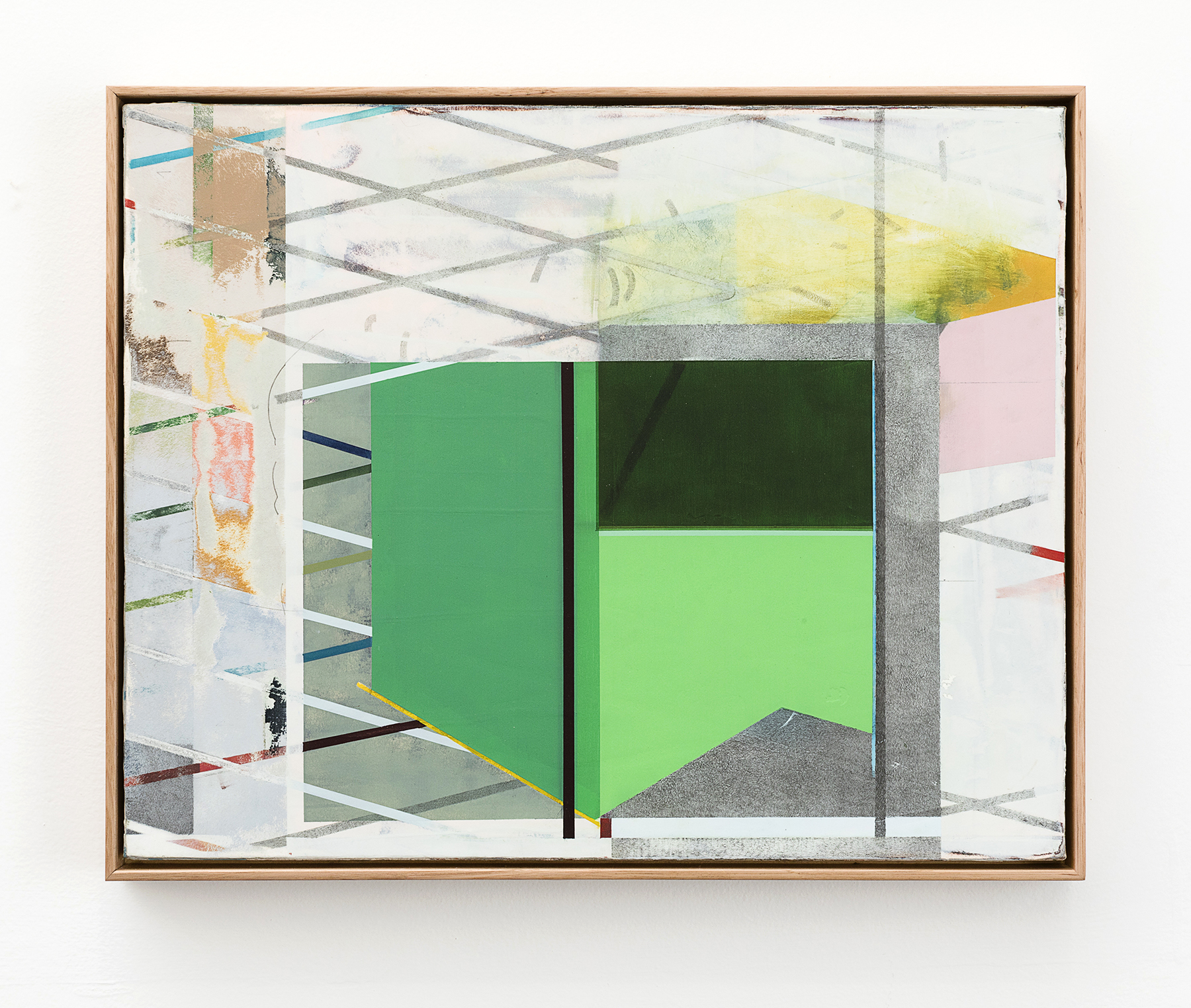 The Pugilist, 2020, oil, acrylic polymer and pencil on canvas, 42 x 52cm*