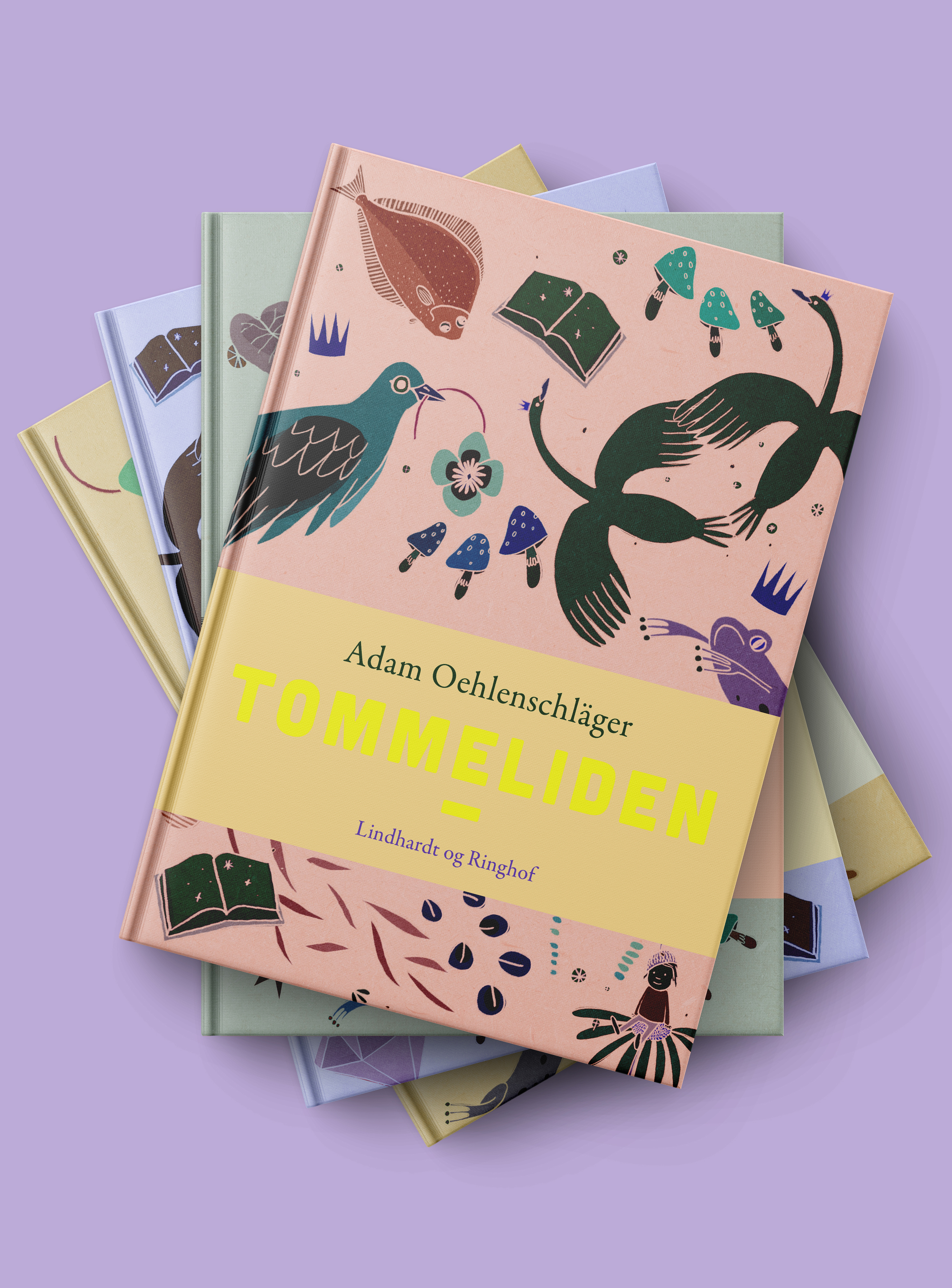 Serielayout og illustrationer