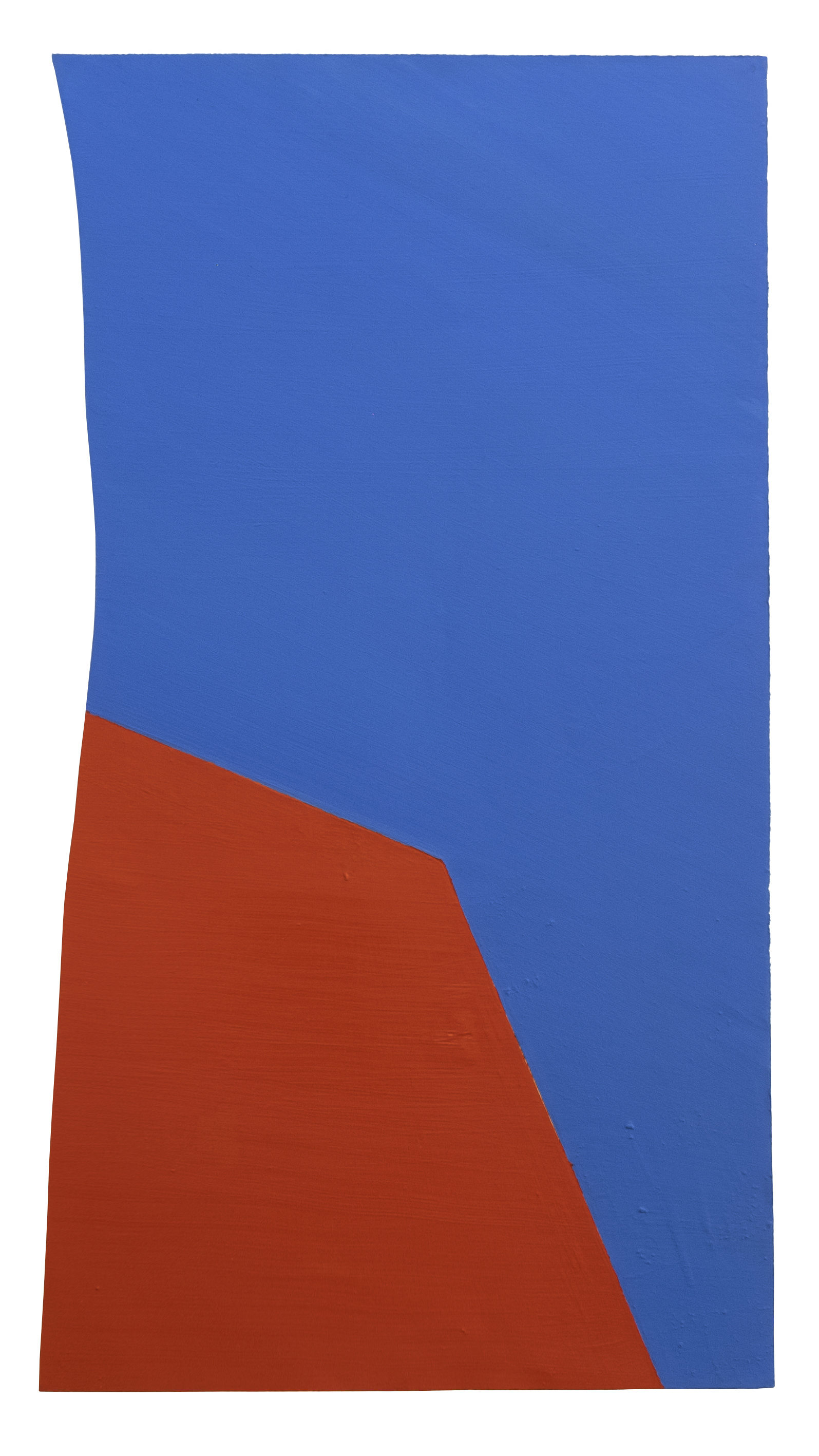 The Blue Red Series (A), 2021, Oil on Cotton Paper, 104.5x58 cm