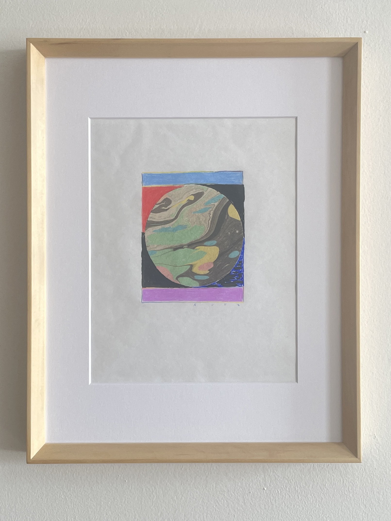 Untitled, collage on paper, 8" x 10," 2023