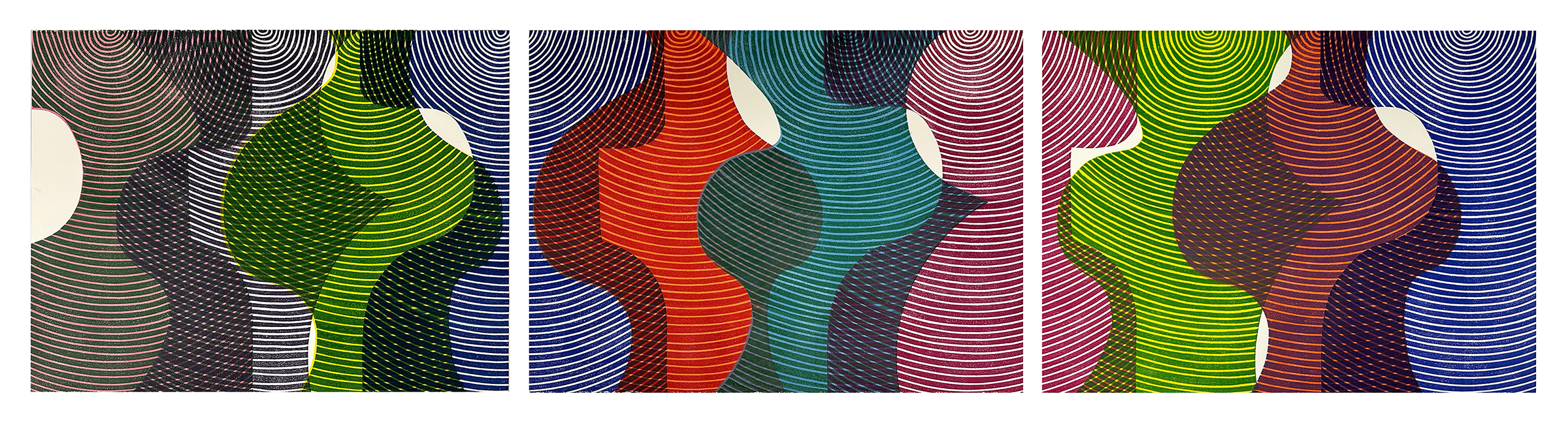Triptych - each panel 30"x22"
