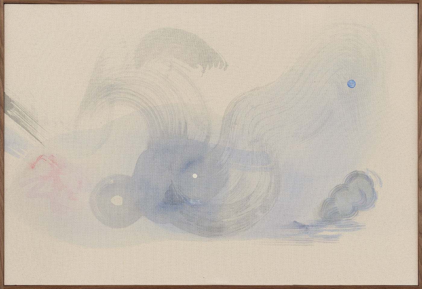 Framtidens skugga VIII, 2025 Acrylics on canvas 70 x 102 cm each incl. frame