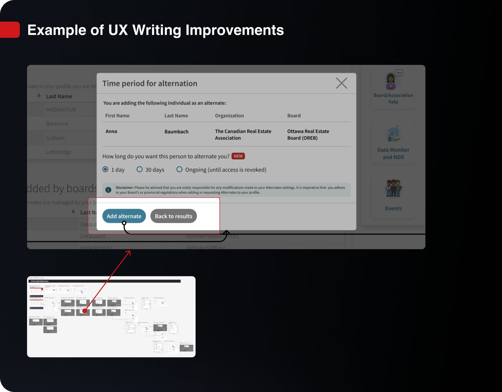 UX Writing Improvement
