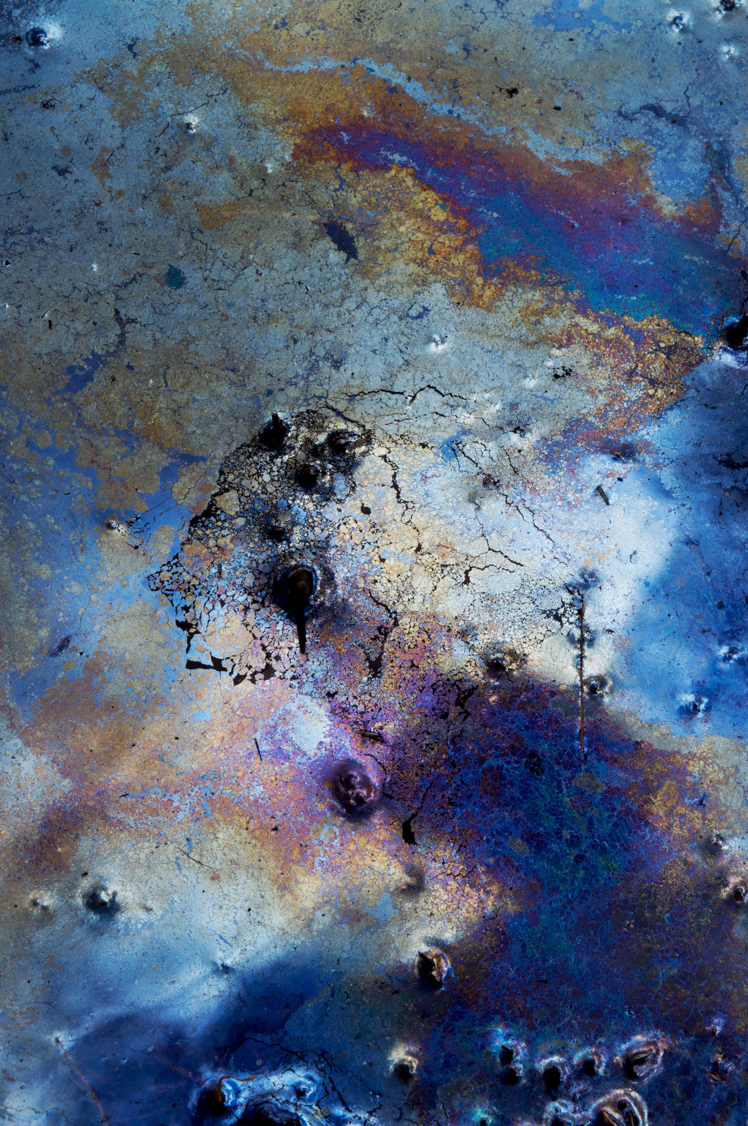 Rainbow Cracks, Archival Pigment Print, 17 X 22, Edition 1/10, 2016