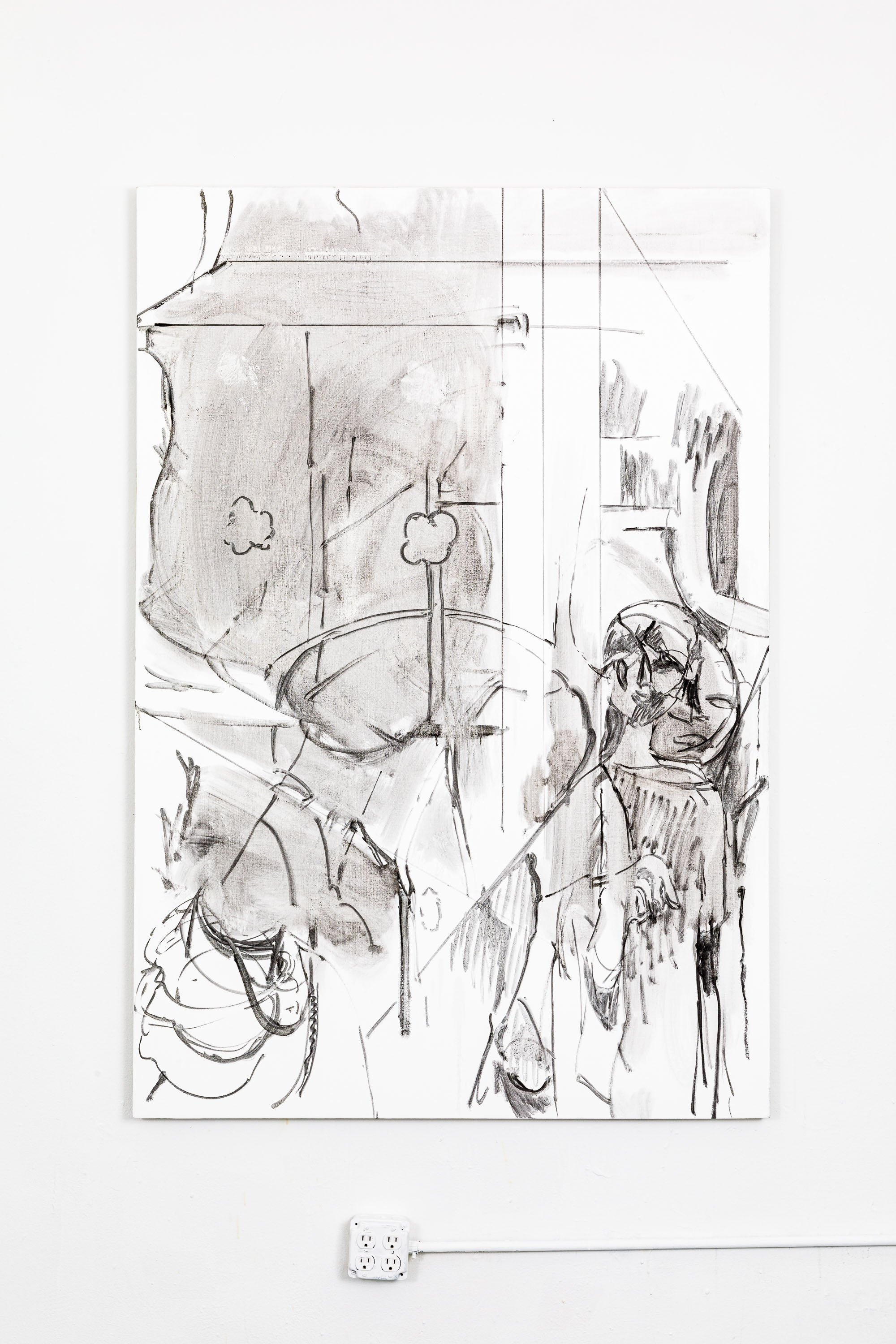 Lord and Bondsman, 2021. Oil on Linen. 56” x 42”