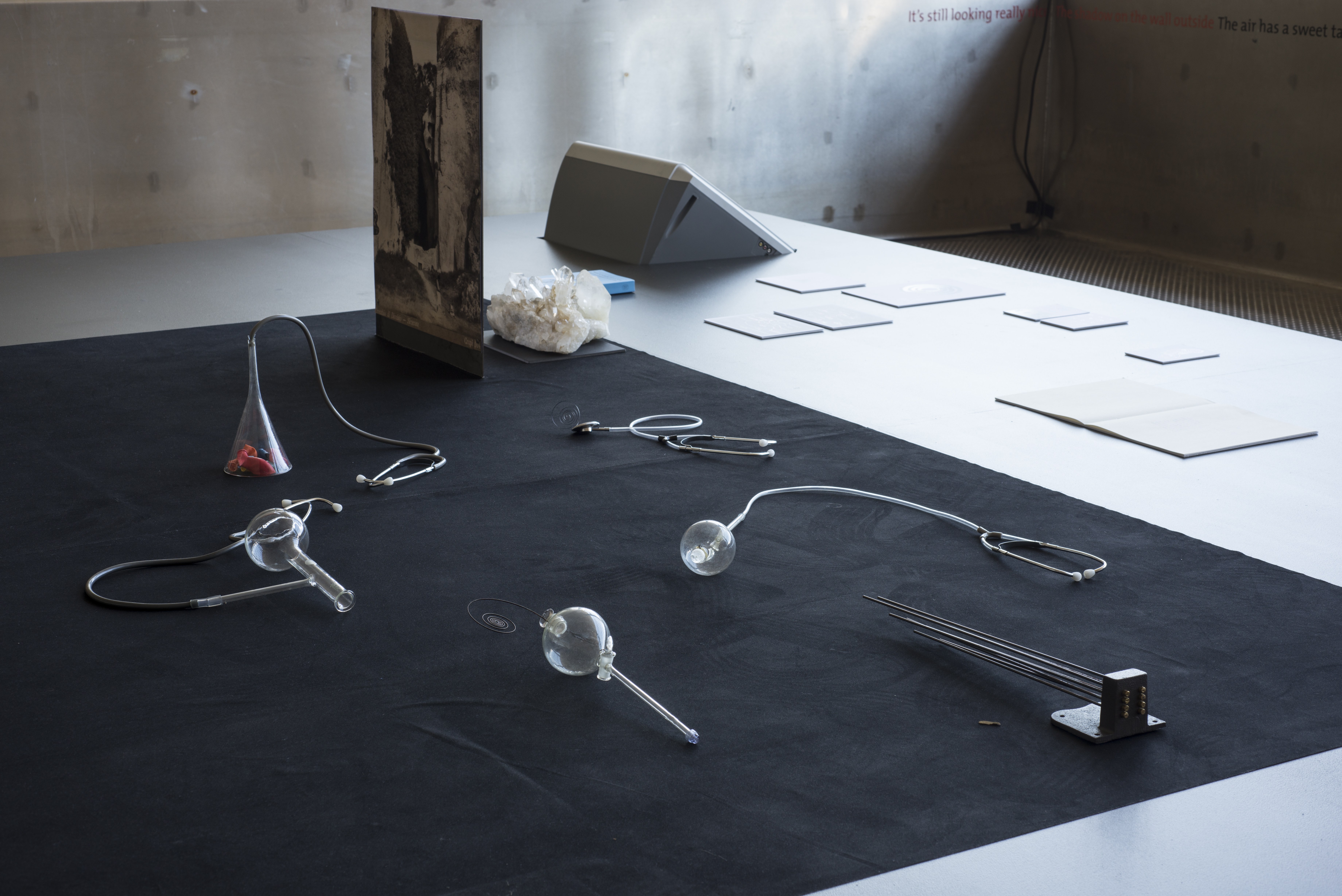 Tarek Atoui/Council: Infinite Ear, Sentralbadet, installation view. Photo by Thor Brødreskift.